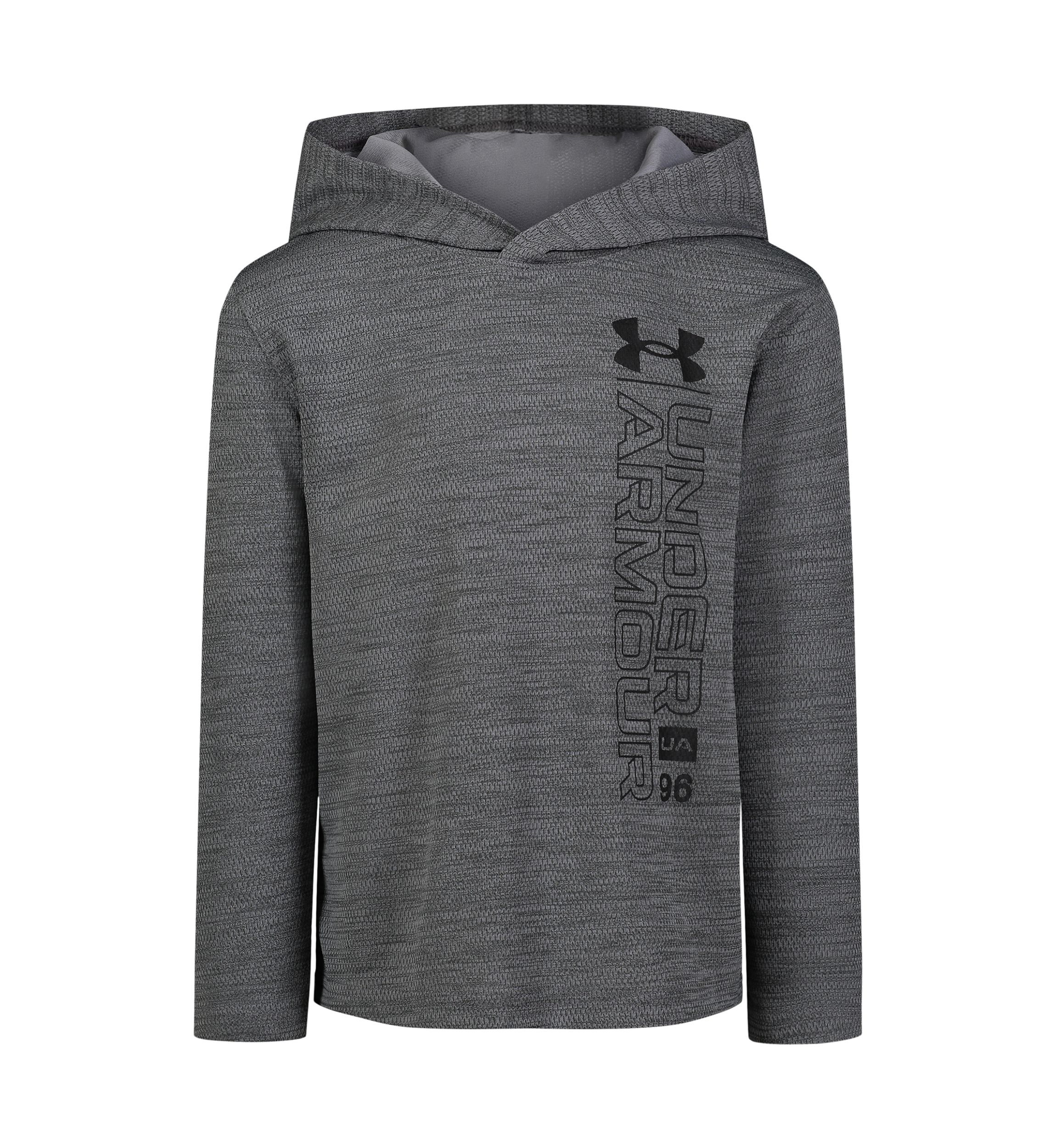 Boys 4-7 Wordmark Twist Mesh Graphic Hoodie