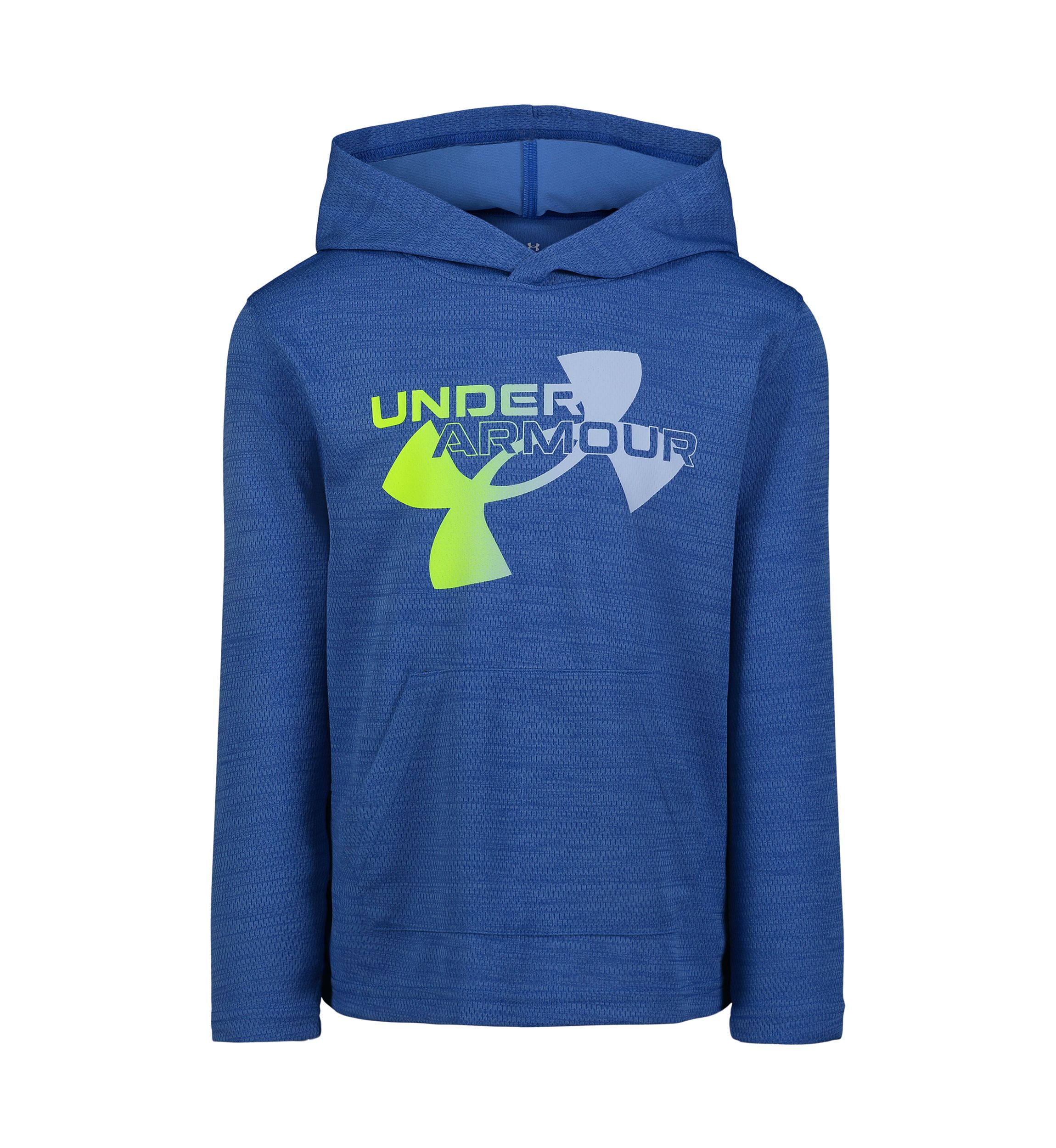 Boys 4-7 Logo Twist Mesh Graphic Hoodie