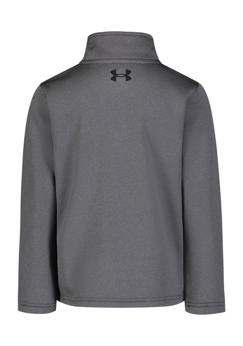 Boys 4-7 Sweater Knit Fleece Zip Pullover