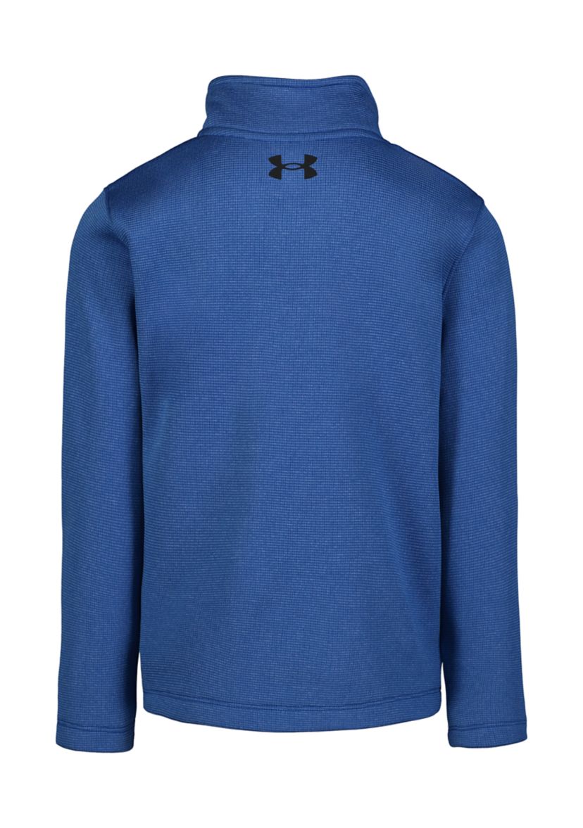 Boys 4-7 Sweater Knit Fleece Zip Pullover