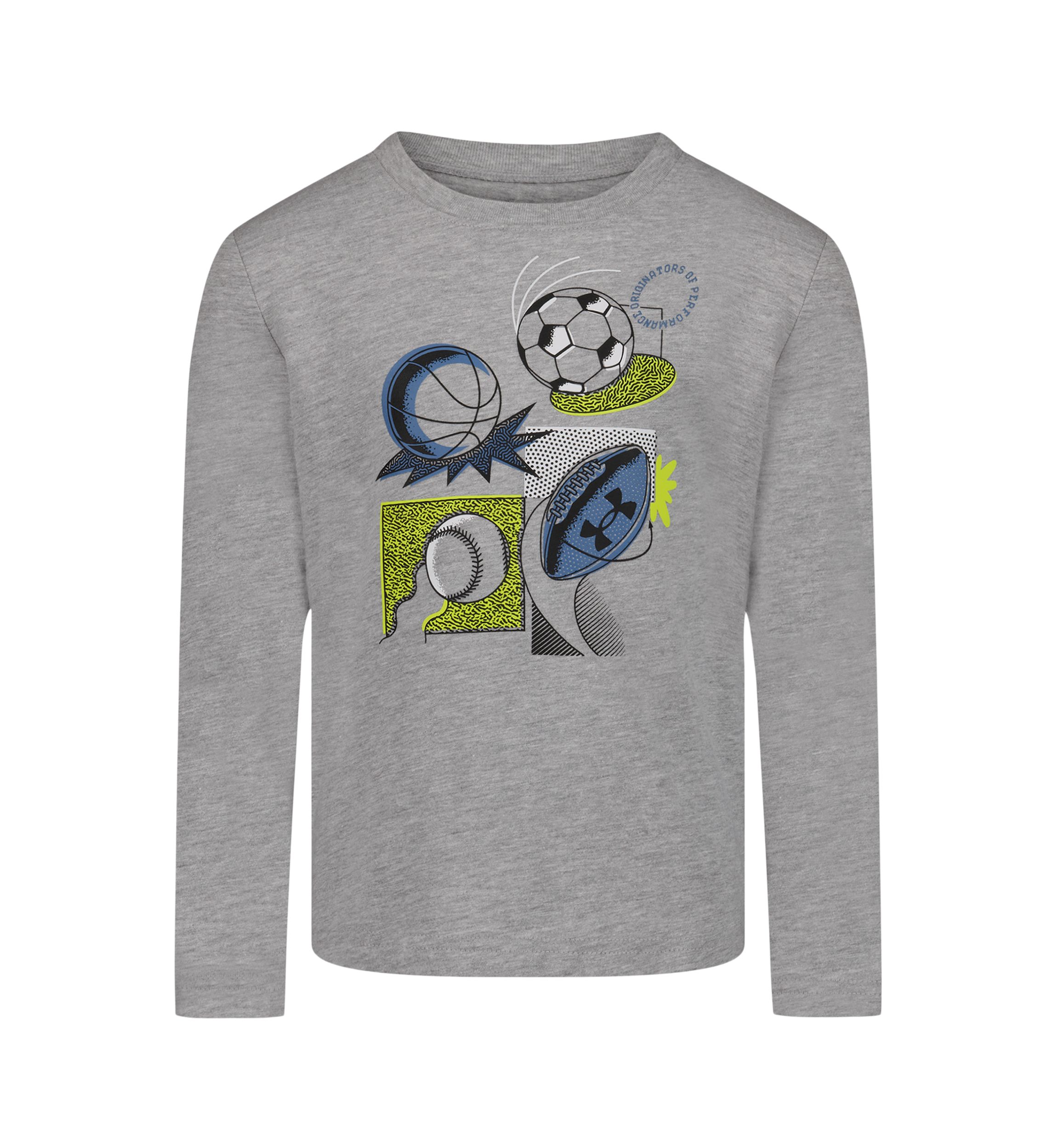 Boys 4-7 Long Sleeve Multi Sport Graphic T-Shirt 