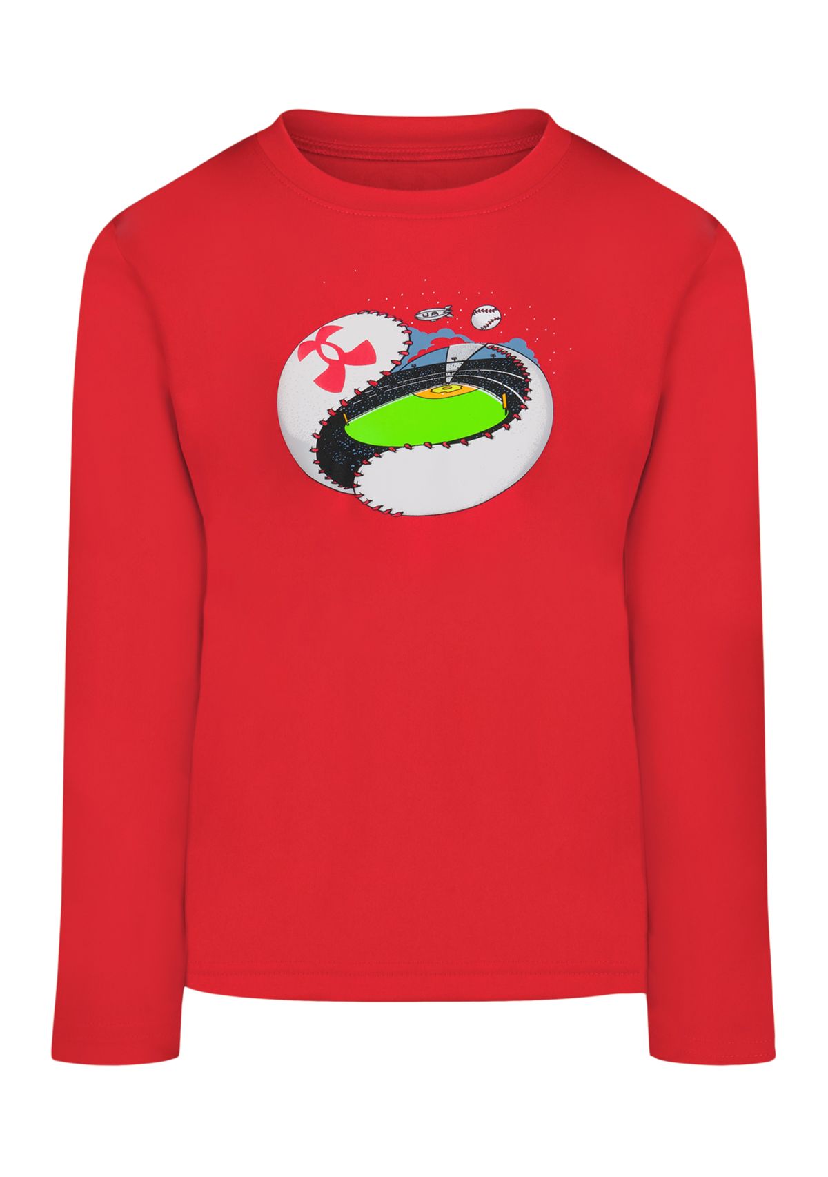 Boys 4-7 Long Sleeve Baseball Graphic T-Shirt 