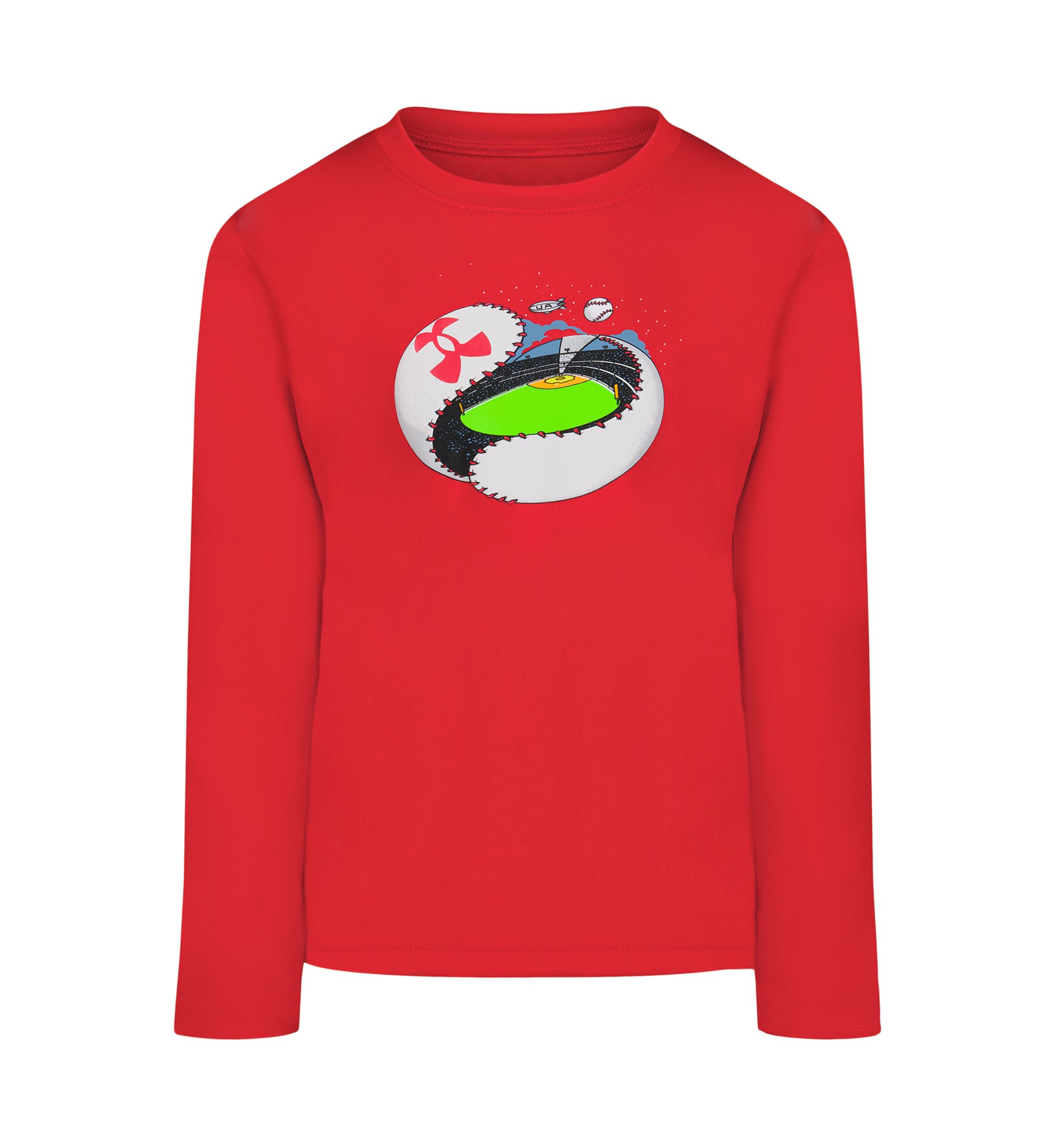 Boys 4-7 Long Sleeve Baseball Graphic T-Shirt 