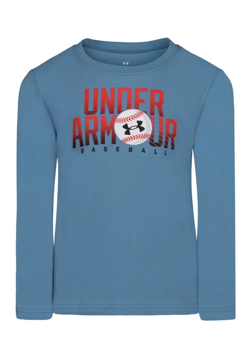 Boys 4-7 Long Sleeve Baseball Logo Graphic T-Shirt