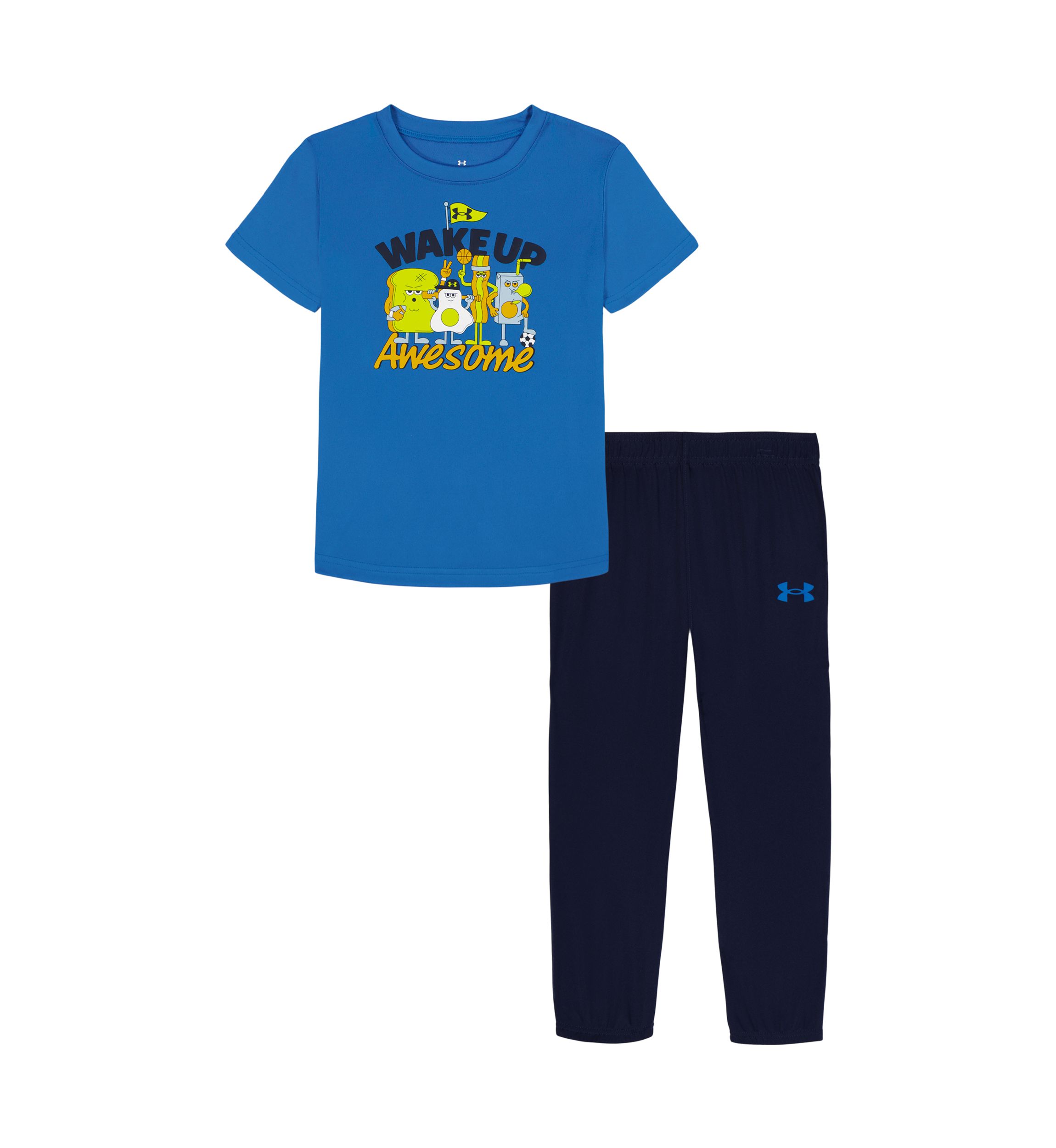 Boys 4-7 UA Tech Short Sleeve Jogger Set