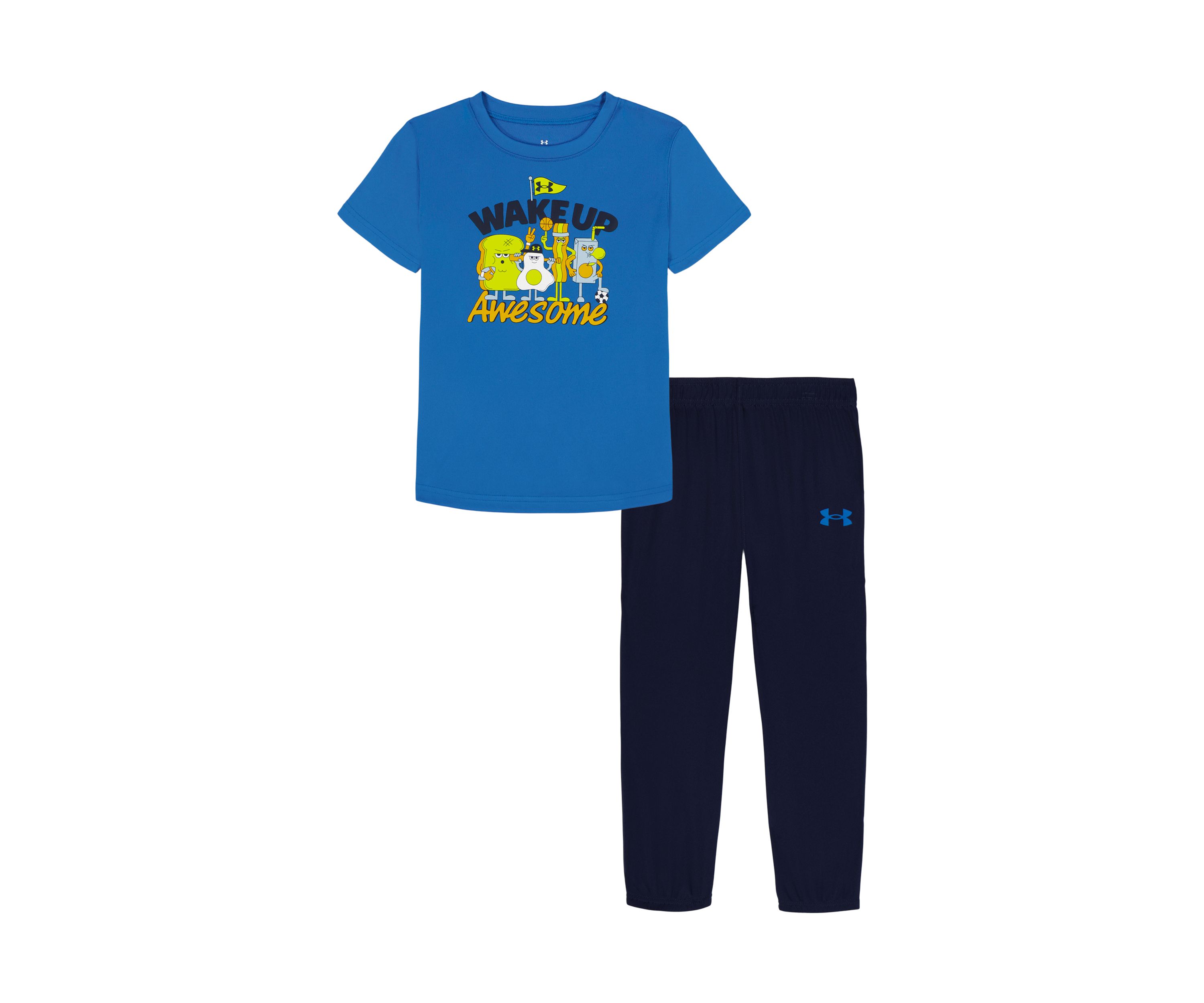 Boys 4-7 UA Tech Short Sleeve Jogger Set
