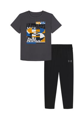 Under Armour Boys 4-7 Short Sleeve T-Shirt Set