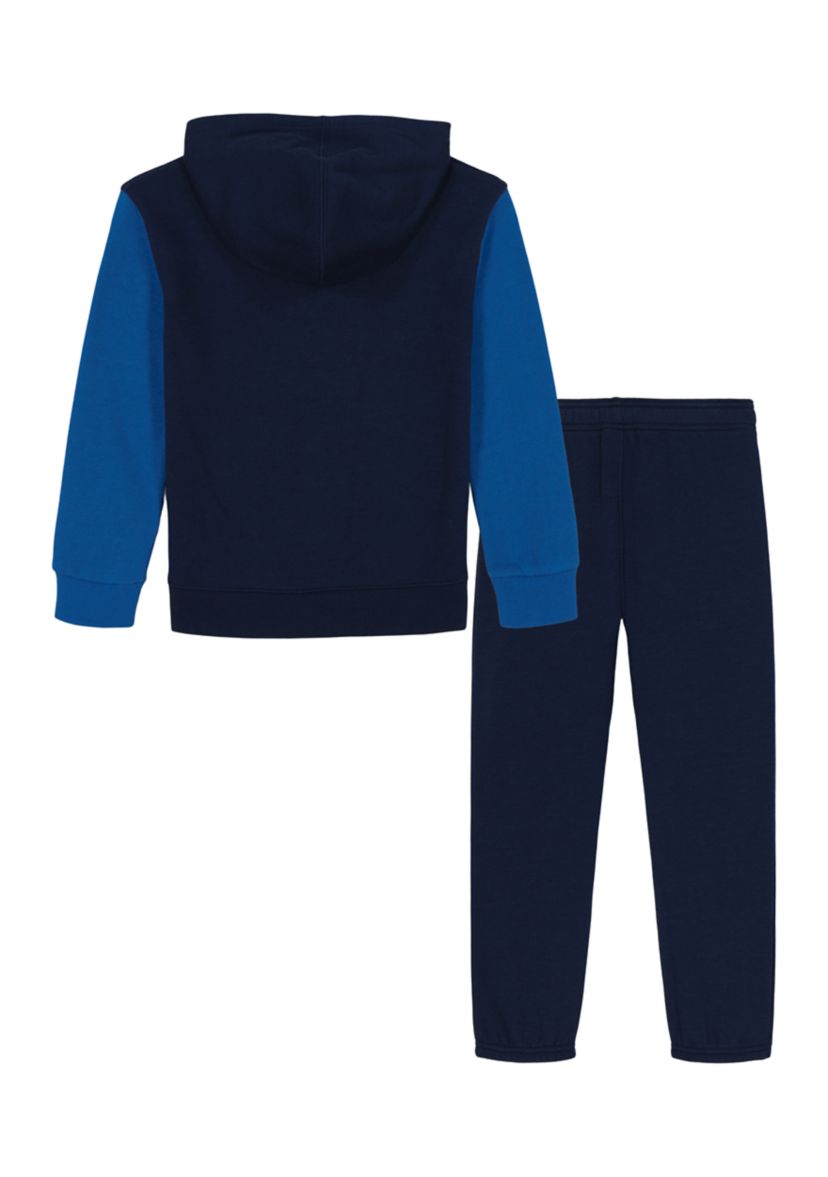 Boys 4-7 Color Block Fleece Set