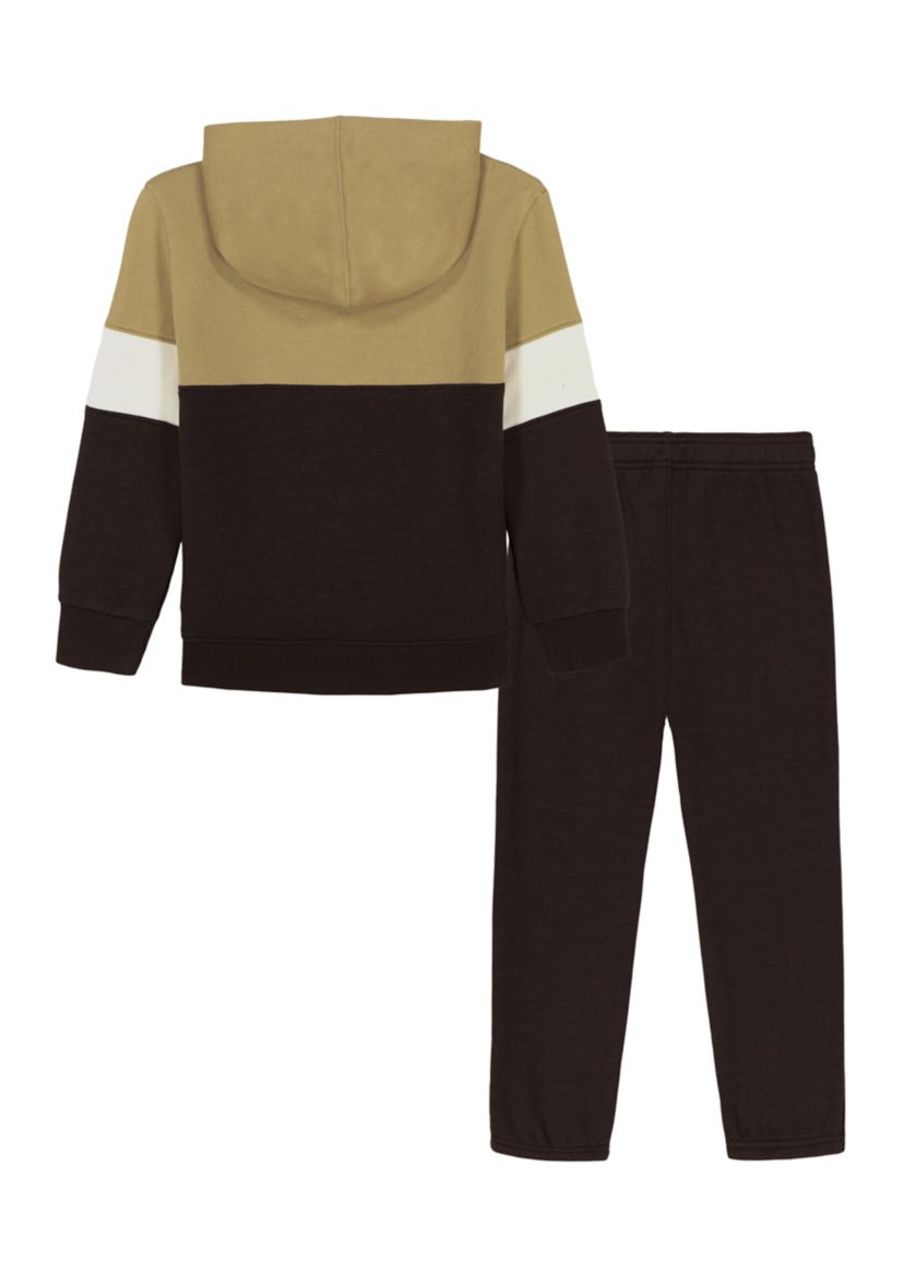 Boys 4-7 Color Block Fleece Set 