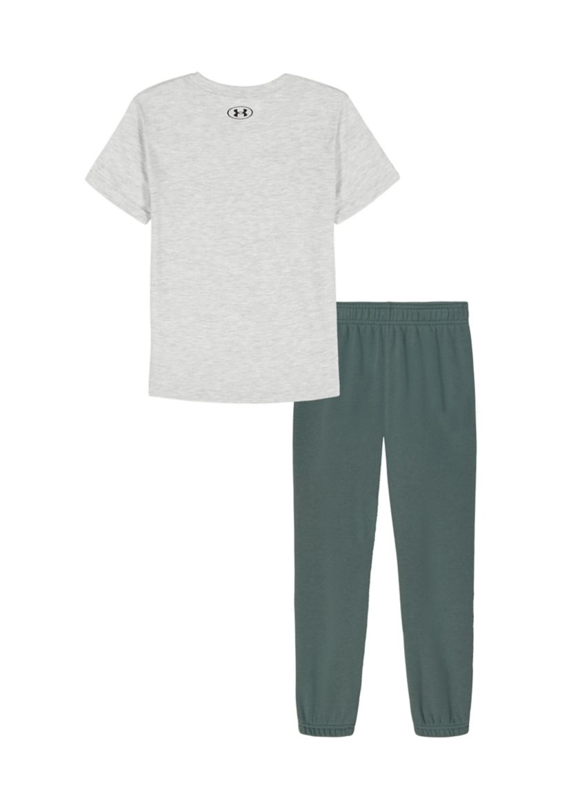 Boys 4-7 Short Sleeve Logo Graphic T-Shirt and Jogger Set 
