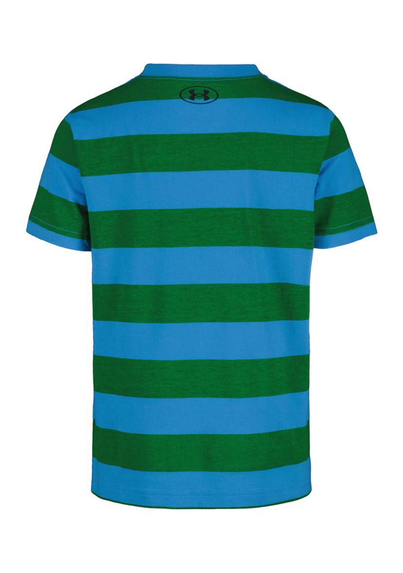 Boys 4-7 Stripe Printed Short Sleeve T-Shirt
