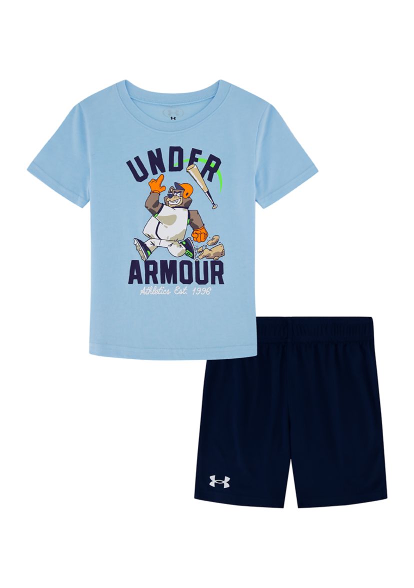 Boys 4-7 Bear T-Shirt and Shorts Set 