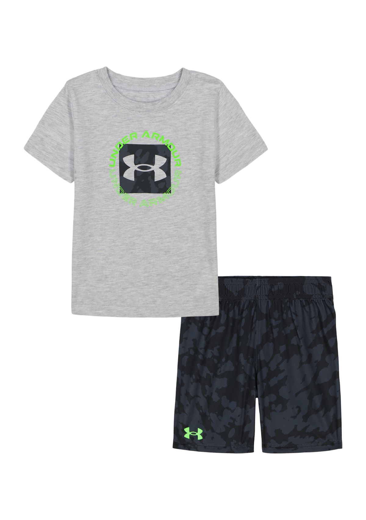 Boys 4-7 Short Sleeve Graphic T-Shirt and Printed Shorts Set