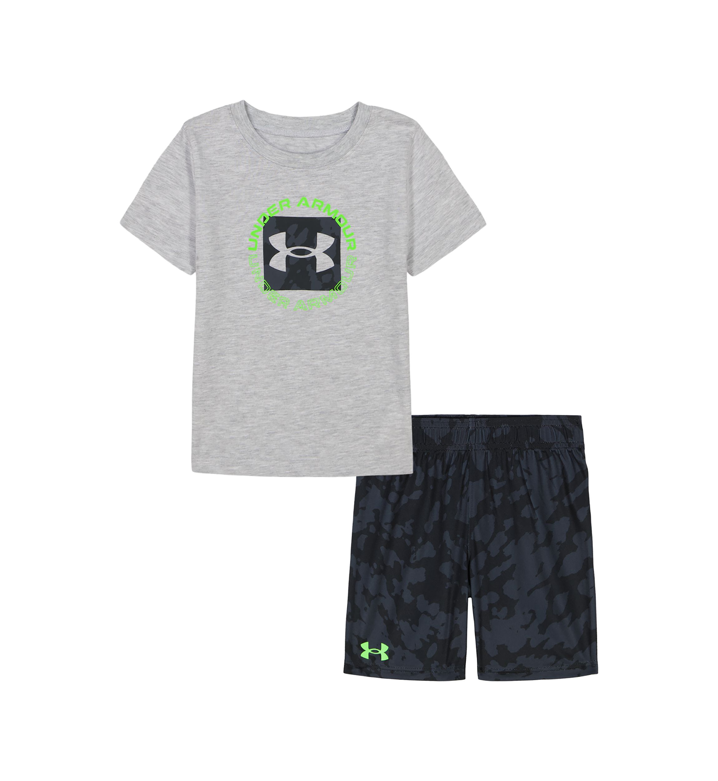 Boys 4-7 Short Sleeve Graphic T-Shirt and Printed Shorts Set