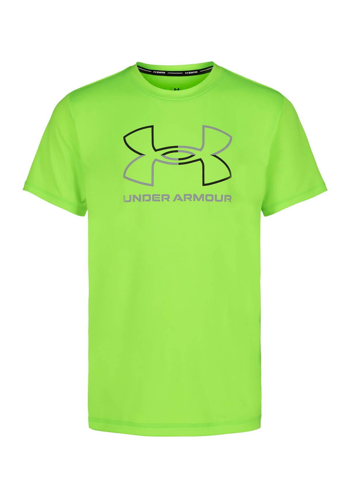 Boys 8-20 Split Logo Graphic Swim Shirt
