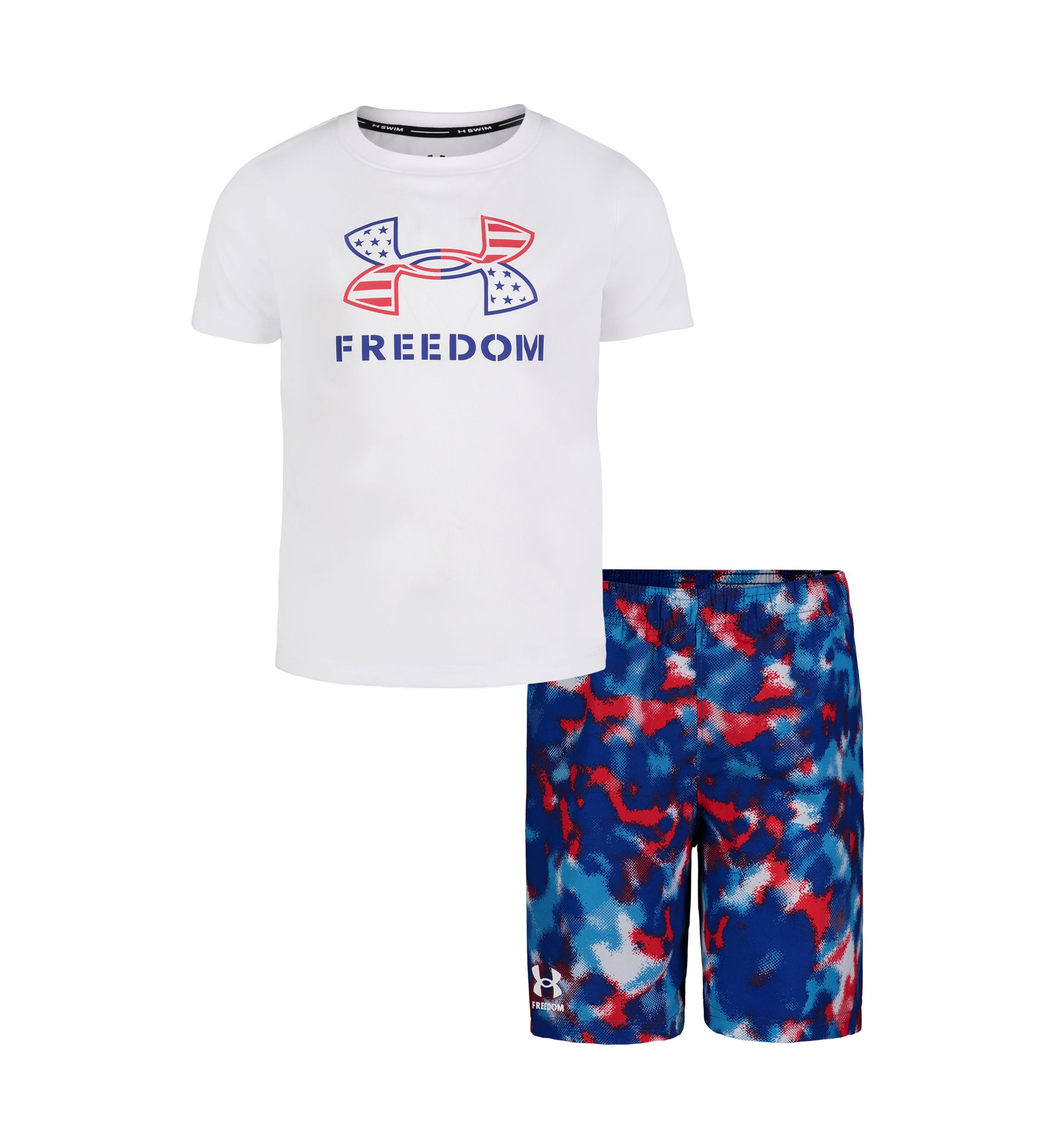 Boys 4-7 Freedom Camo Printed Graphic T-Shirt and Shorts Set