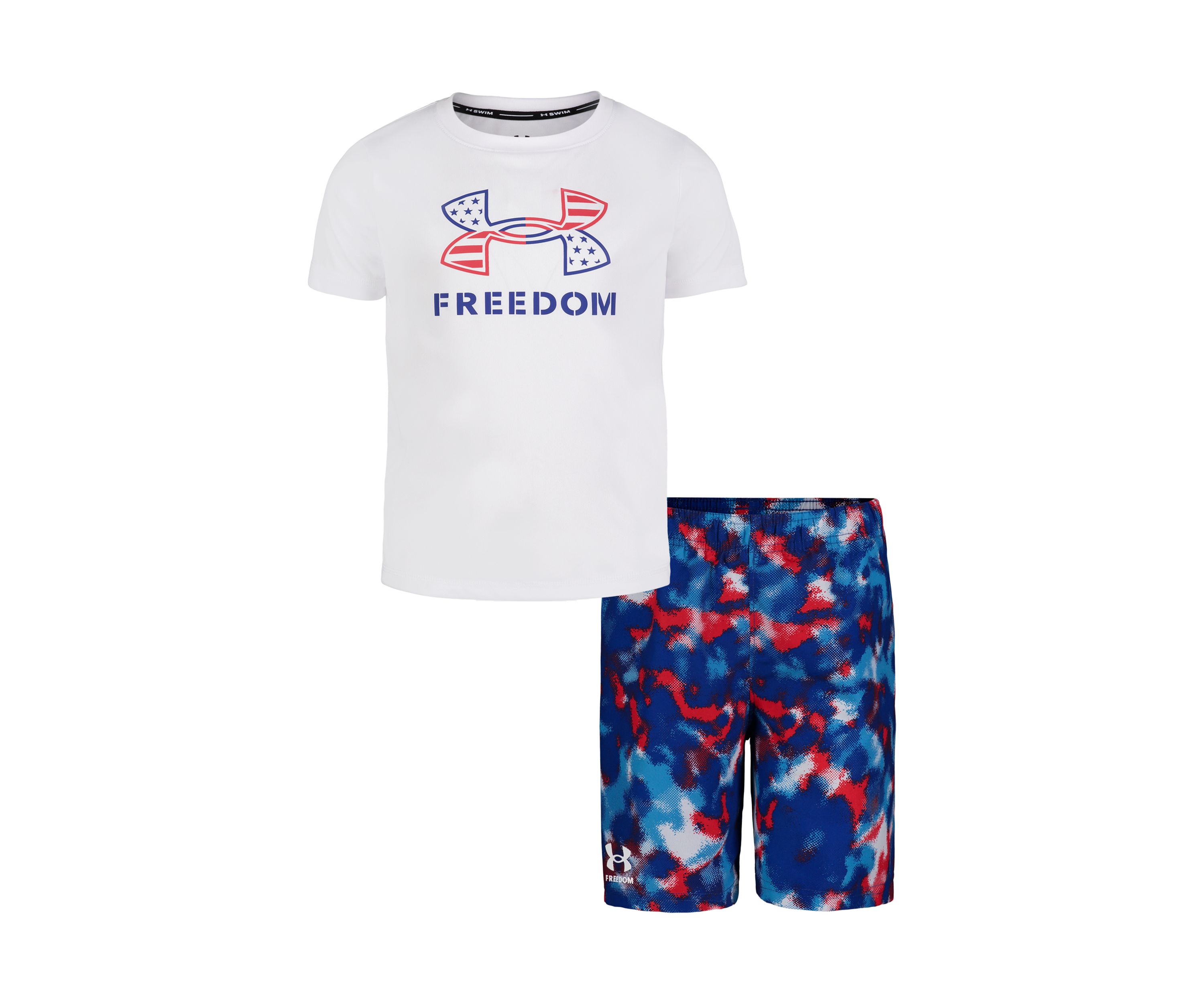 Boys 4-7 Freedom Camo Printed Graphic T-Shirt and Shorts Set