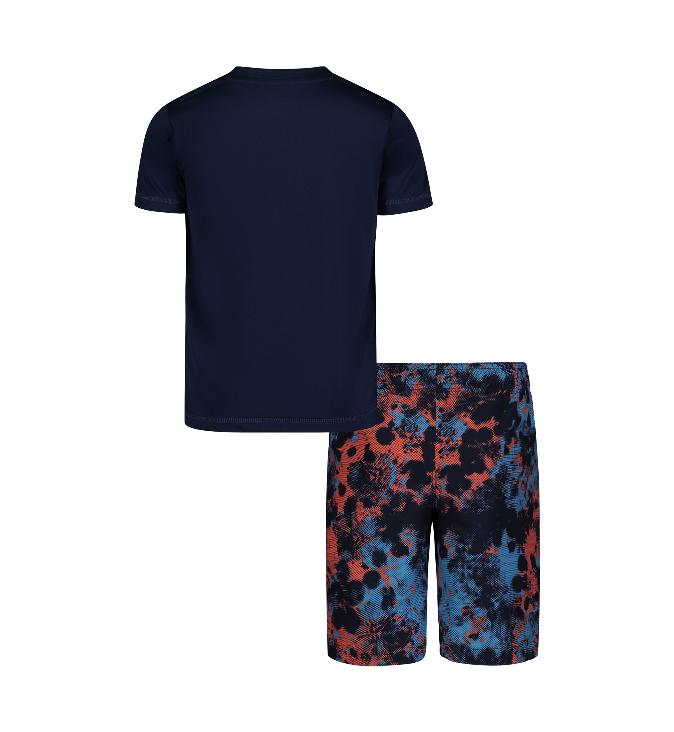 Boys 4-7 Half Tone Graphic T-Shirt and Printed Shorts
