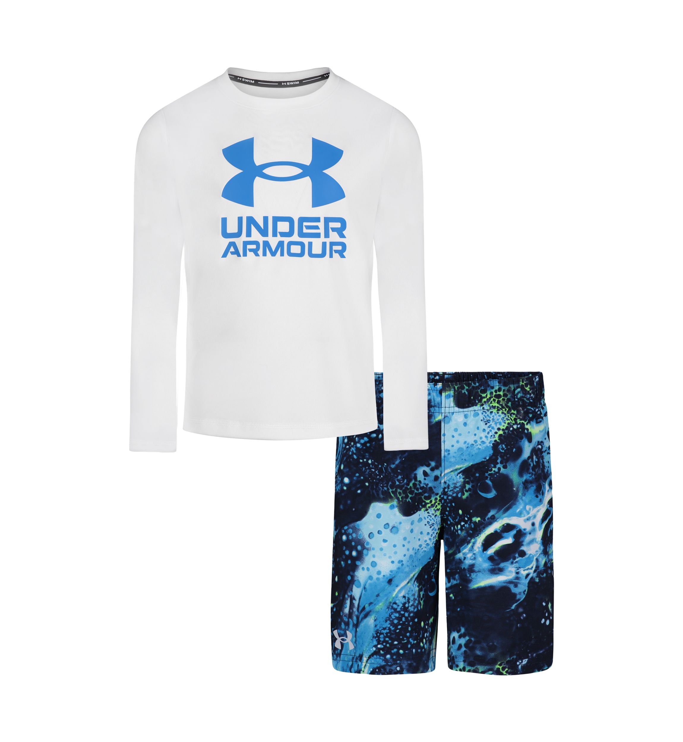 Boys 4-7 Long Sleeve Biomolecular Swim Set 