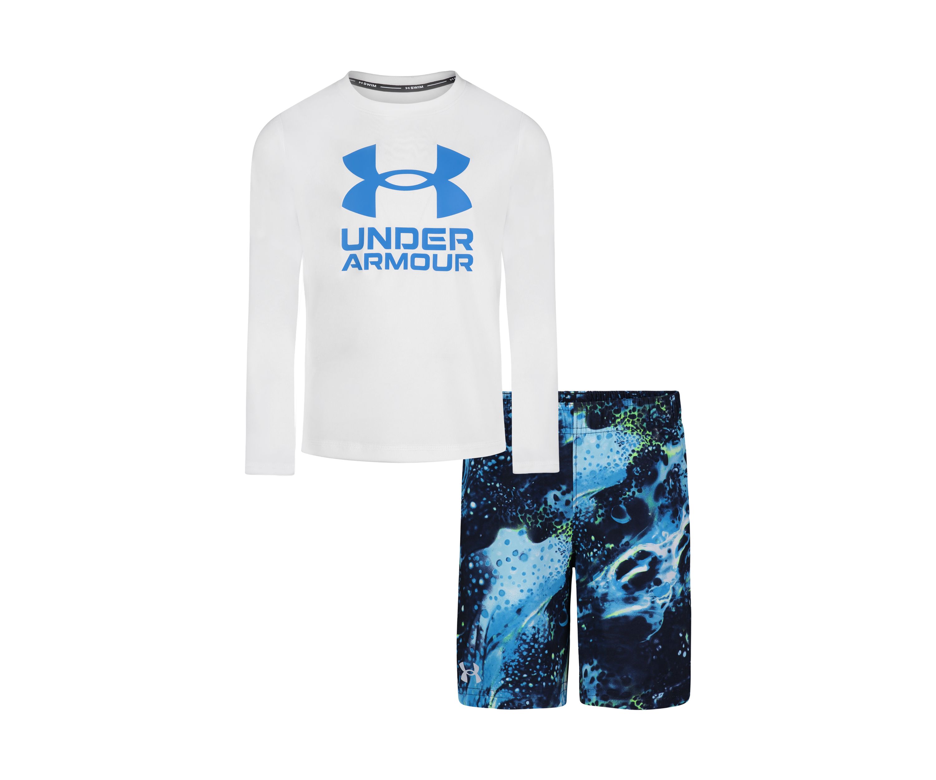 Boys 4-7 Long Sleeve Biomolecular Swim Set 