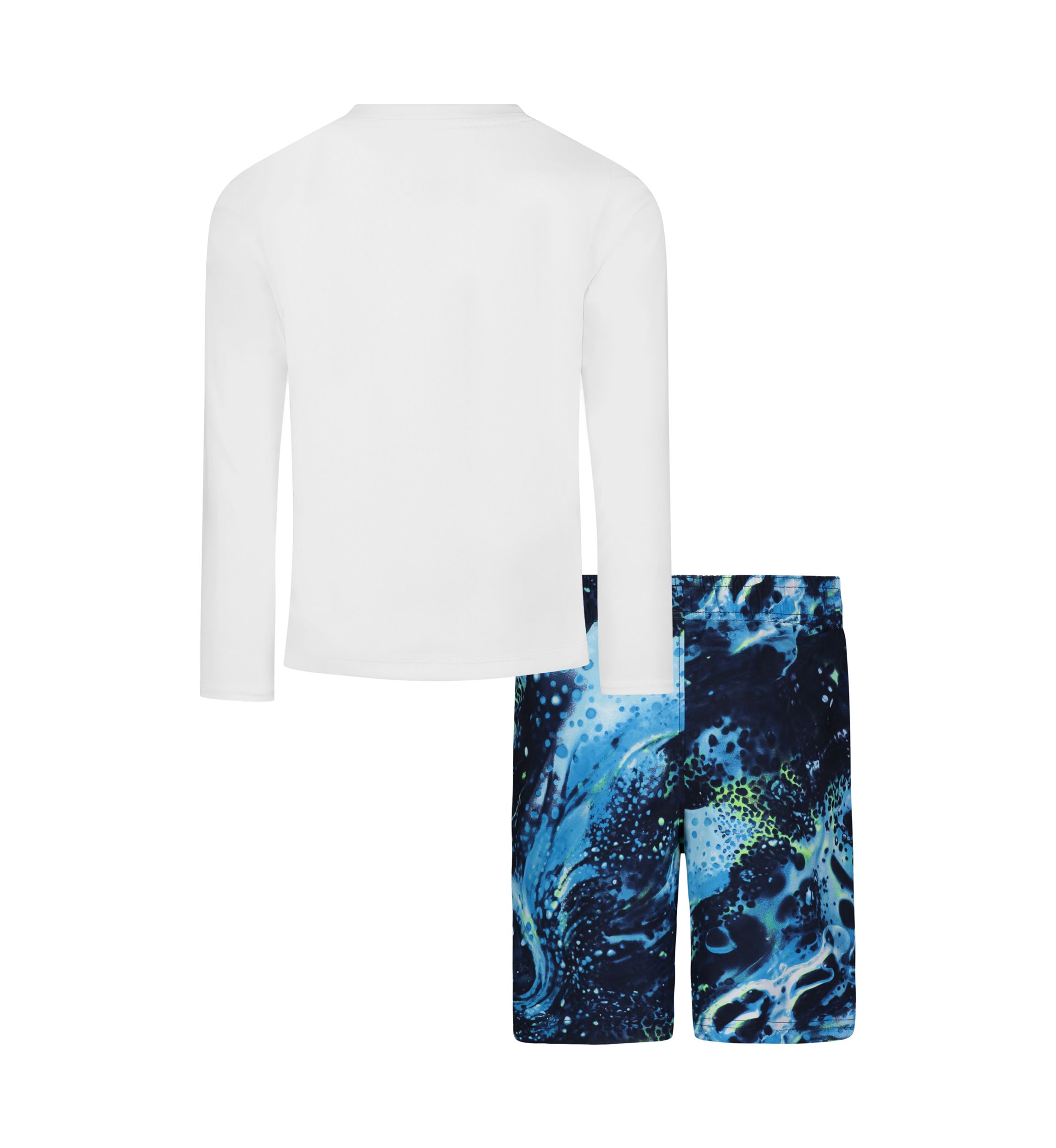 Boys 4-7 Long Sleeve Biomolecular Swim Set 