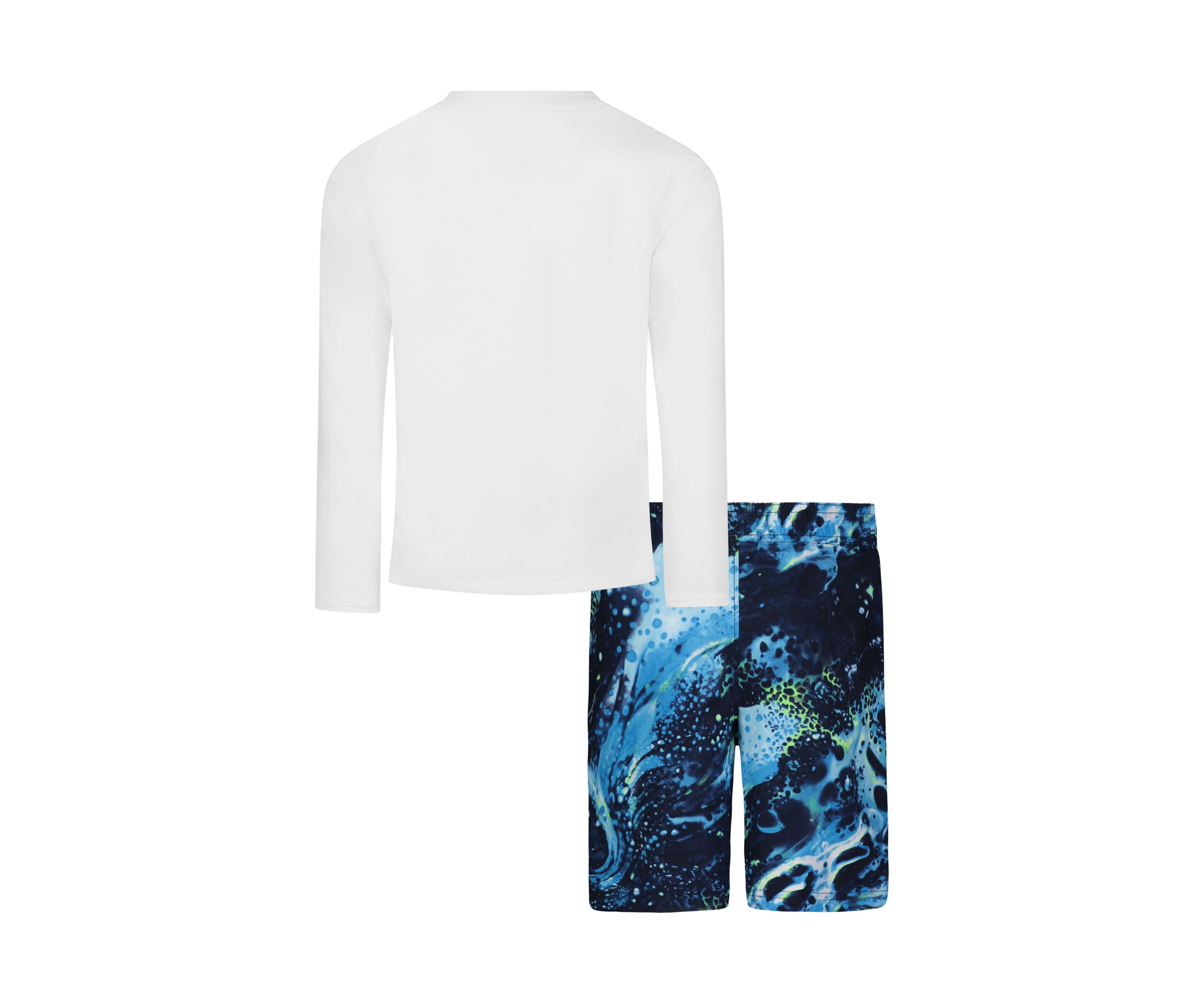 Boys 4-7 Long Sleeve Biomolecular Swim Set 
