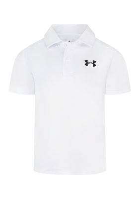 Under Armour Boys 4-7 Matchplay Polo Shirt, White, 6