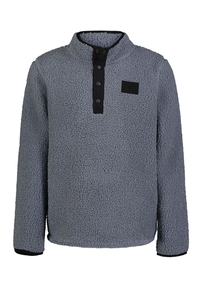 Boys 8-20 1/4 Snap Sherpa Pullover