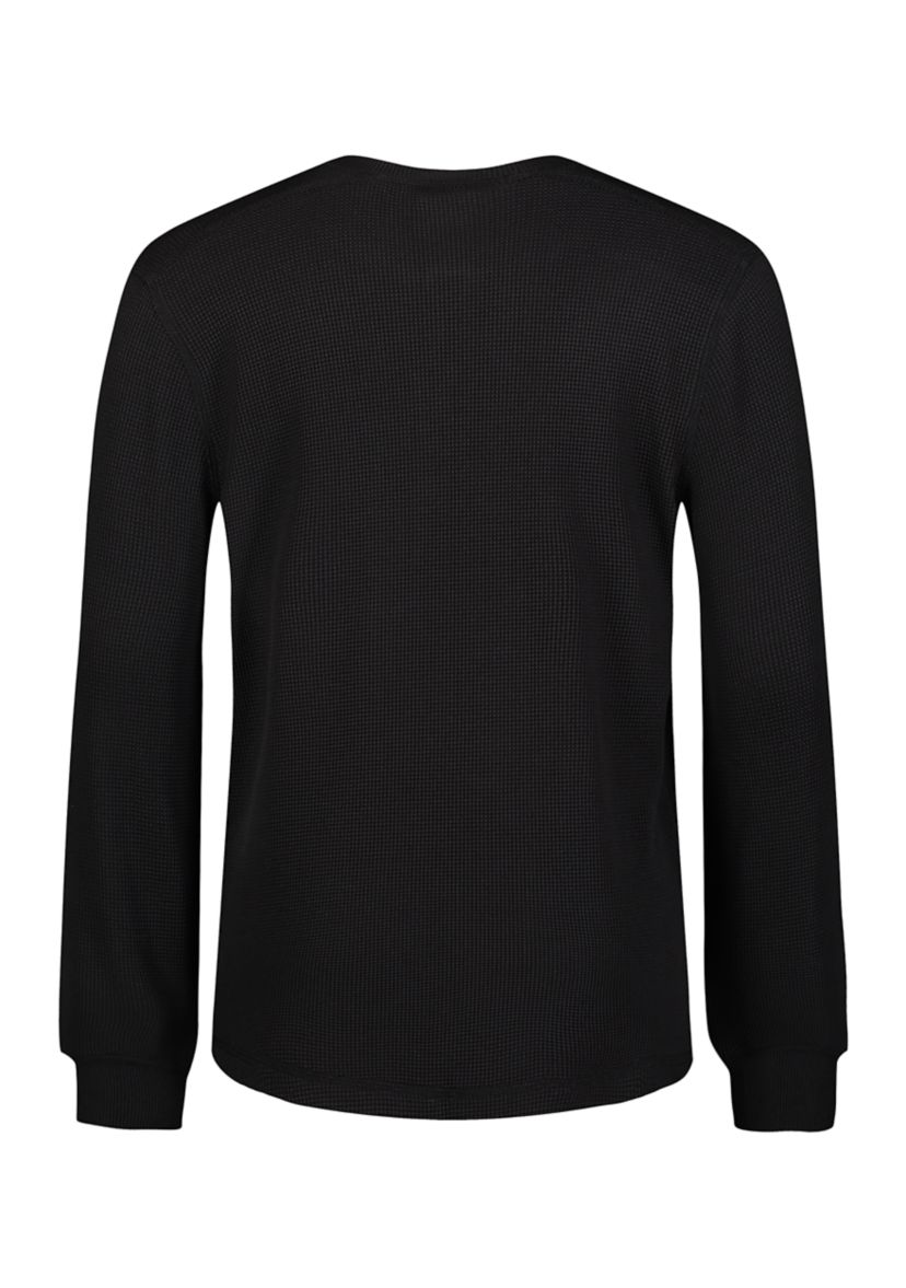 Boys 8-20 Thermal Henley T-Shirt