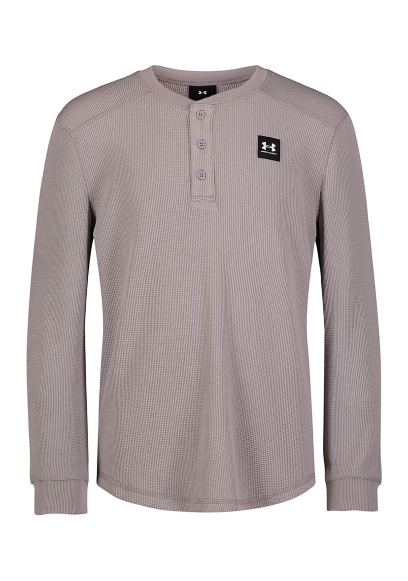 Boys 8-20 Thermal Henley T-Shirt