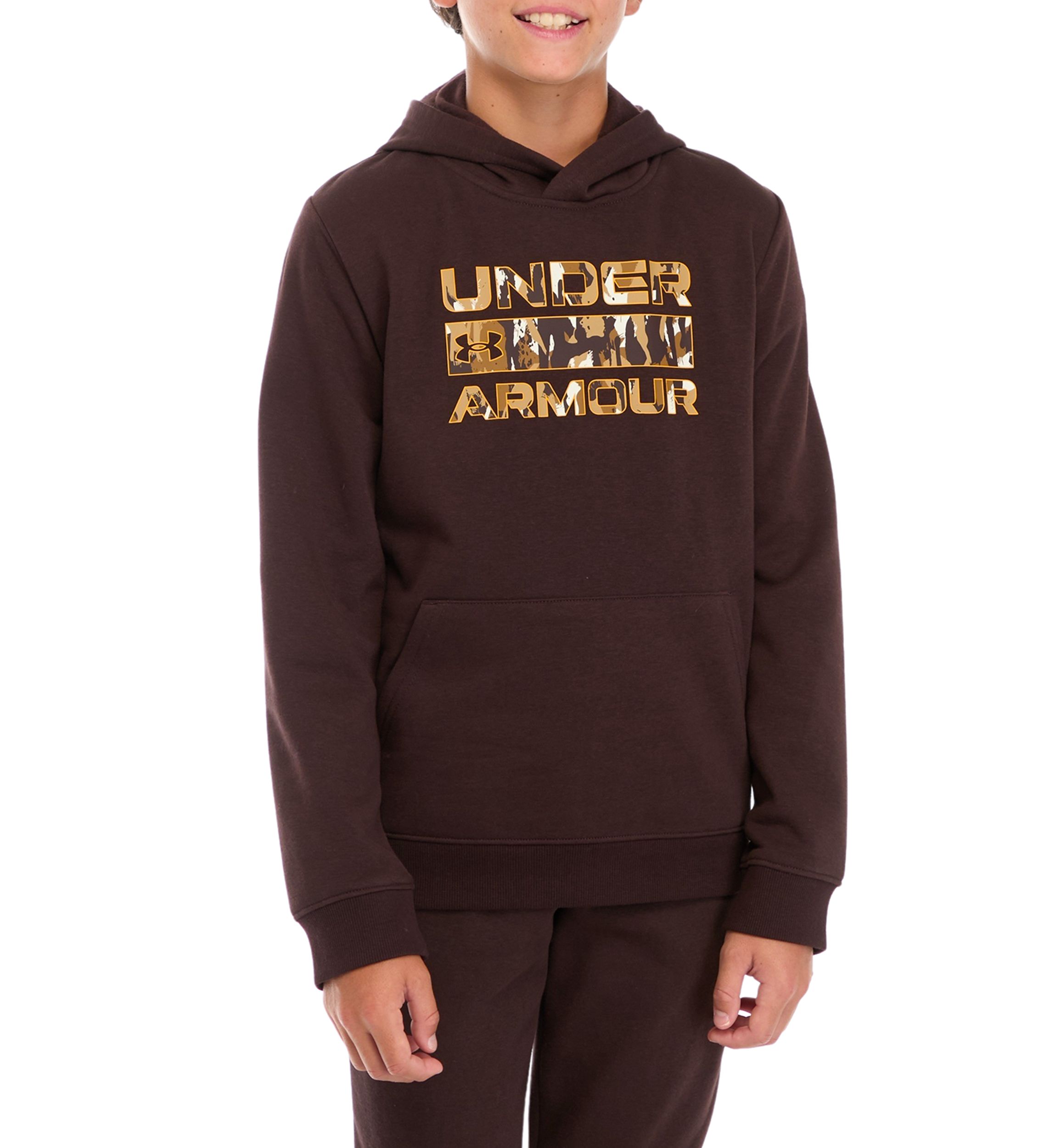 Boys 8-20 Camo Logo Fill Hoodie
