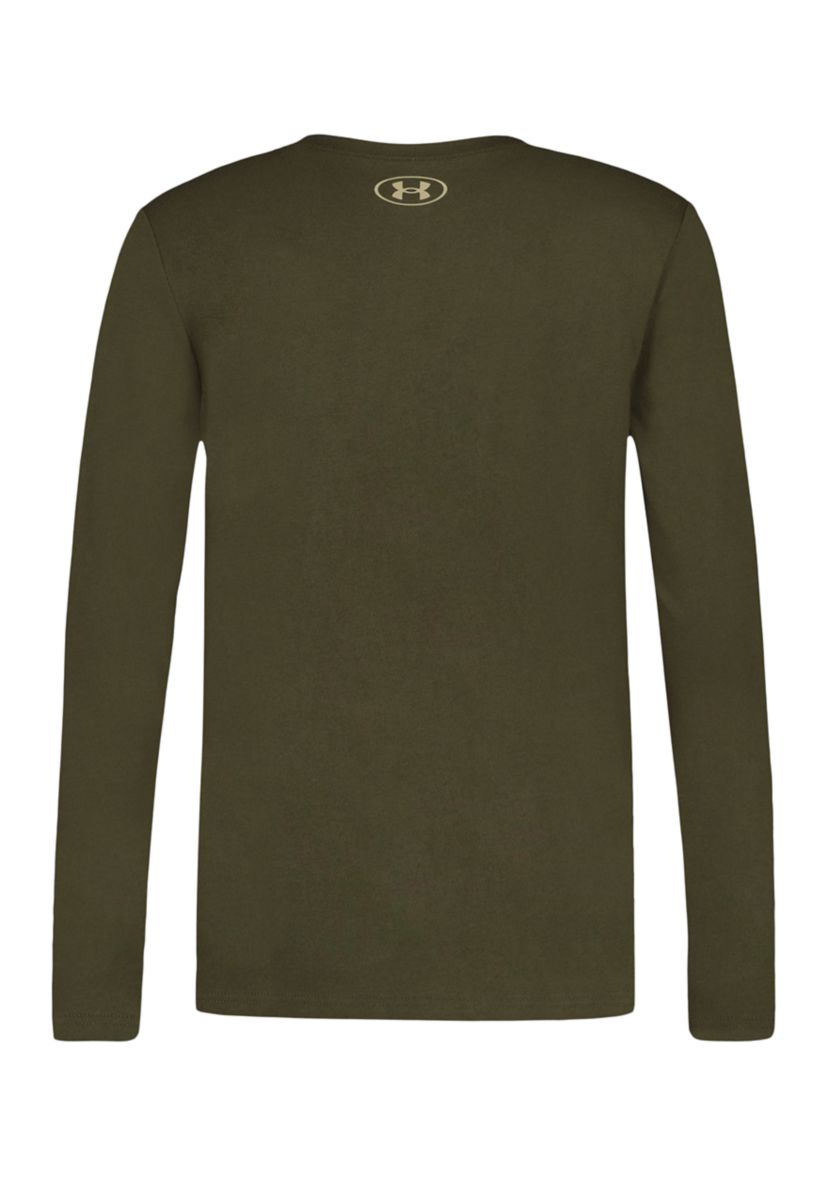 Boy 8-20 Long Sleeve Stacked Logo Graphic T-Shirt 