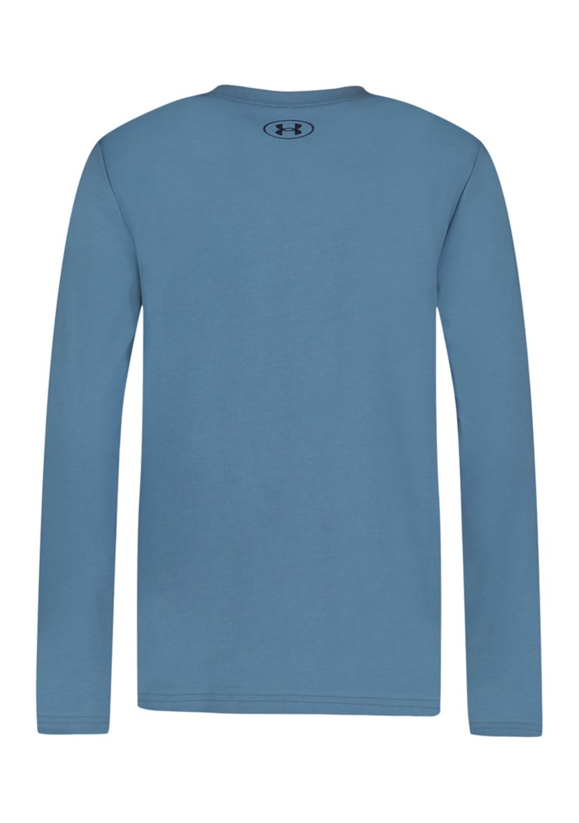 Boys 8-20 Long Sleeve Grid Scape Graphic T-Shirt 