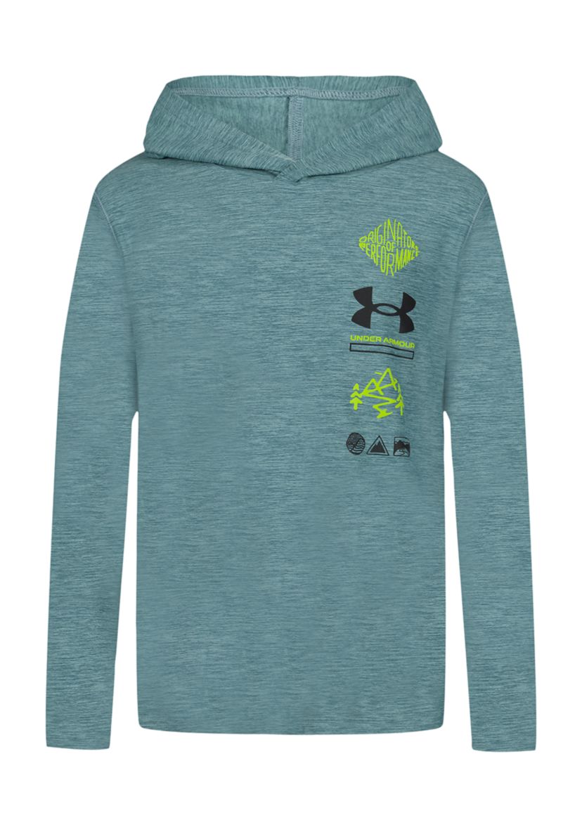 Boys 8-20 Twist Vertical Logo Hoodie