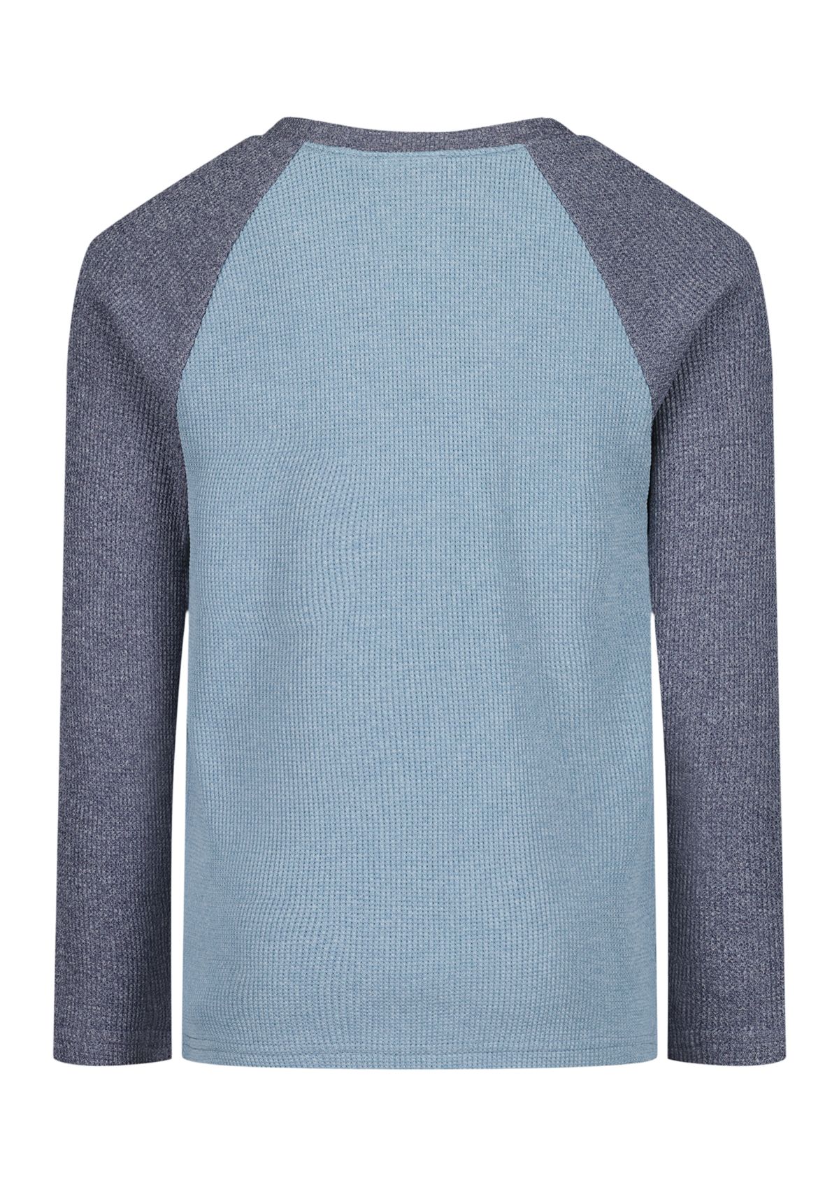 Boys 8-20 Thermal Raglan T-Shirt