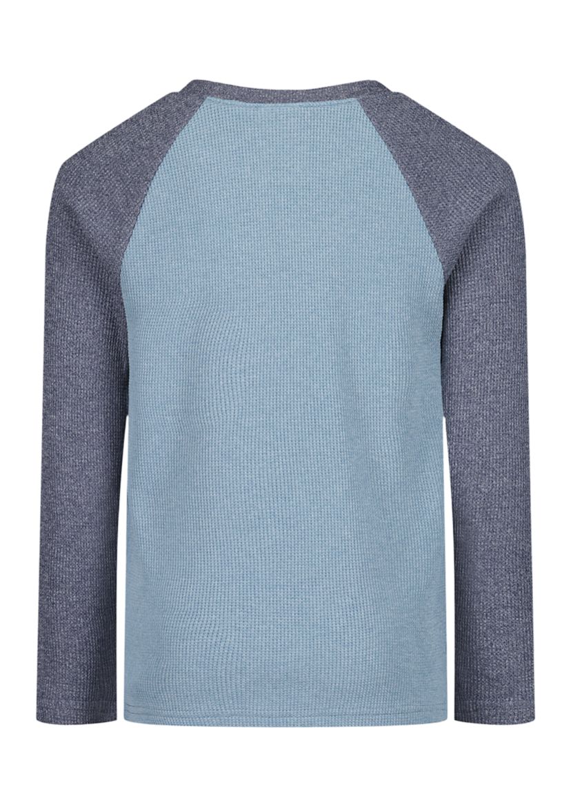 Boys 8-20 Thermal Raglan T-Shirt
