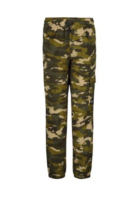 Under Armour Boys 8-20 Camo Fleece Joggers, Green, Medium