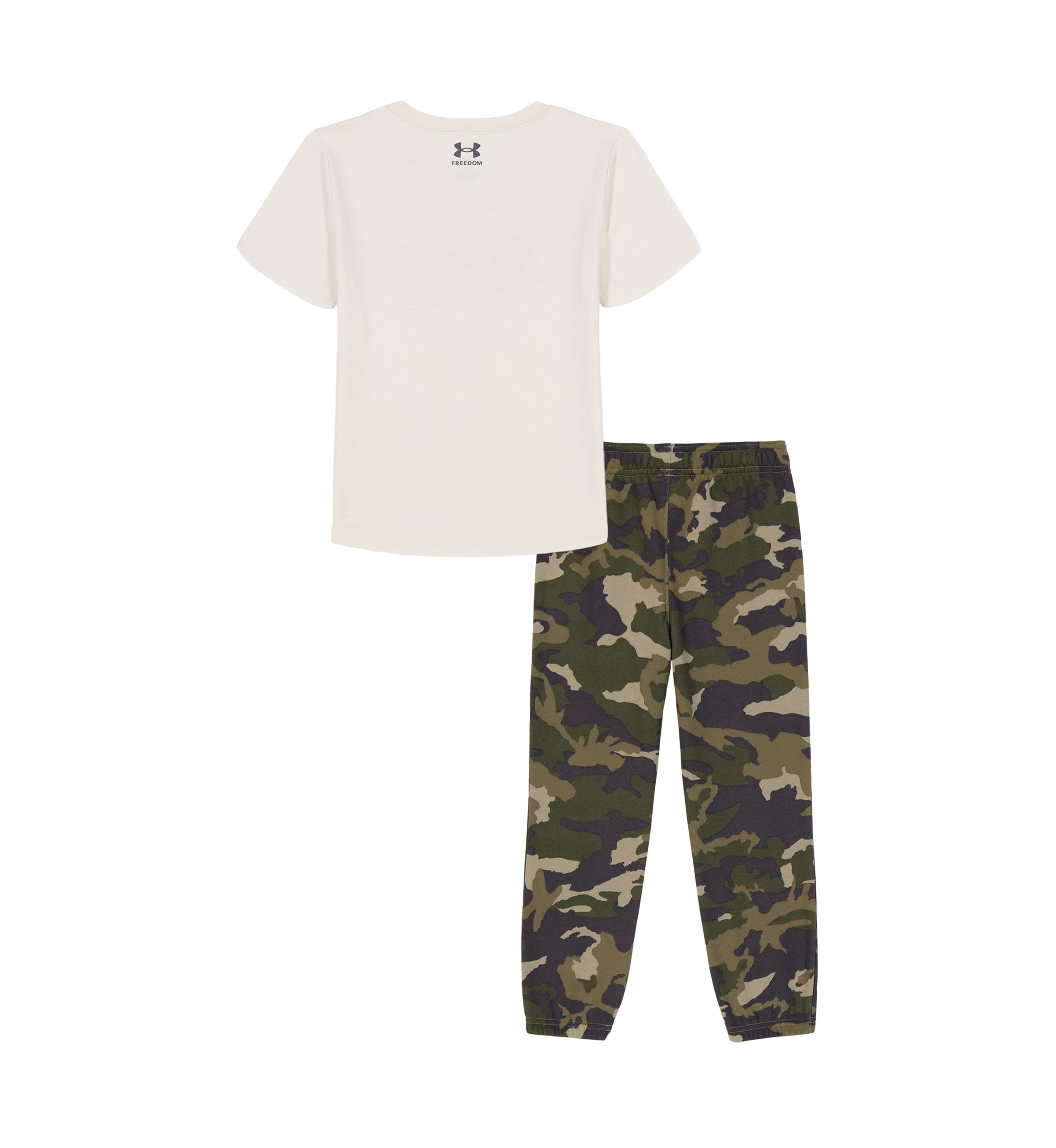 Boys 4-7 Camo Flag Short Sleeve Tee Set
