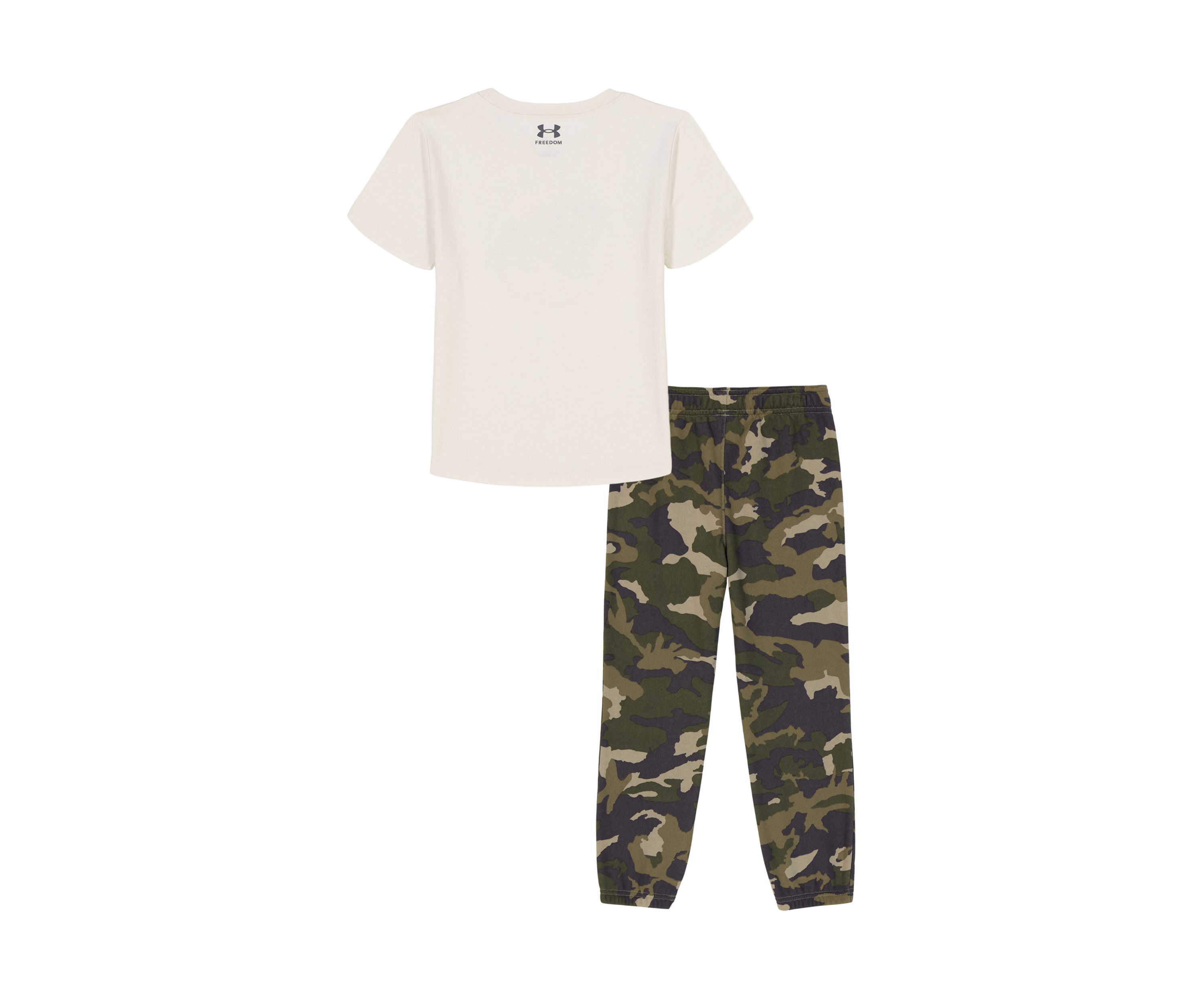 Boys 4-7 Camo Flag Short Sleeve Tee Set
