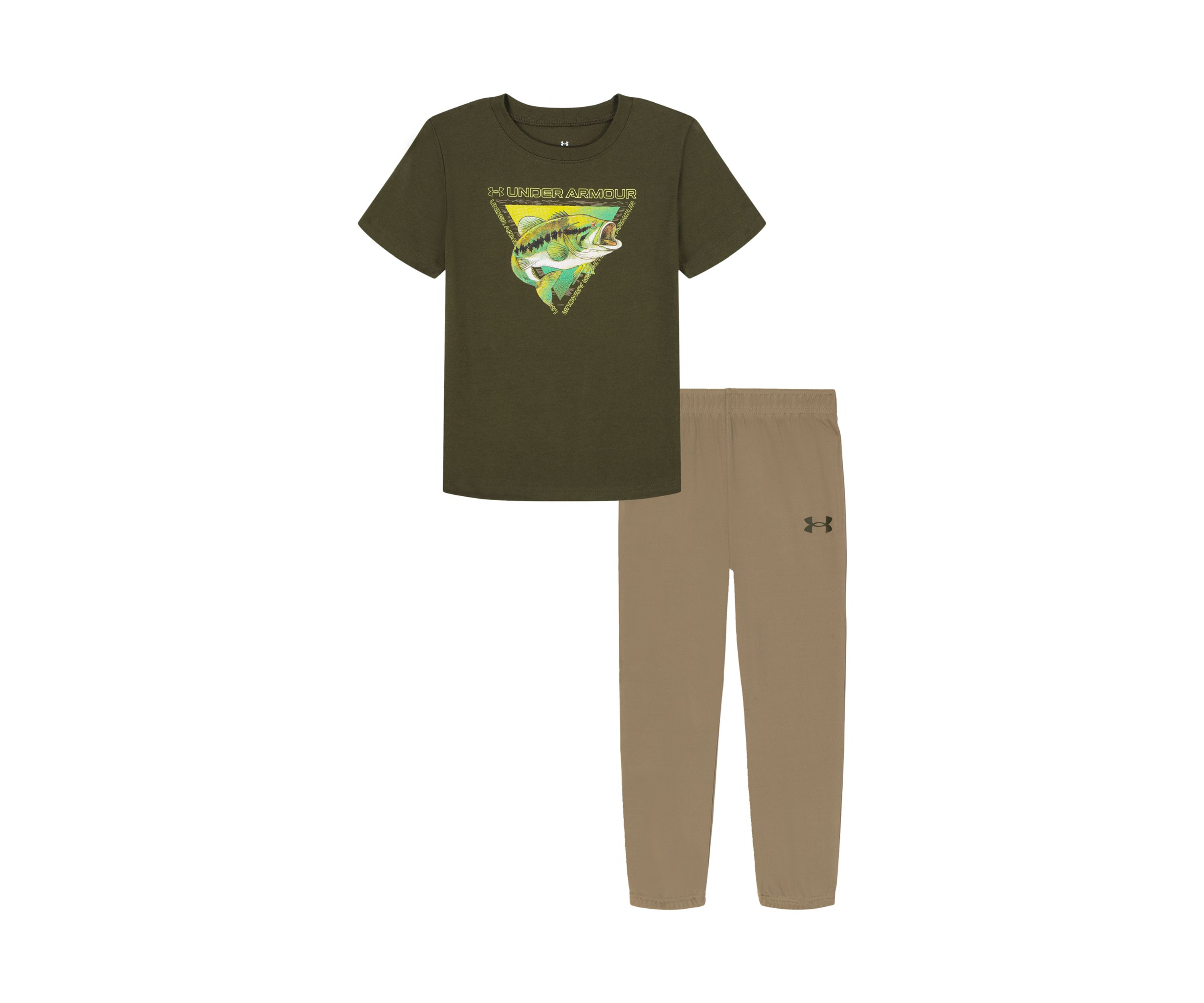 Boys 4-7 Bass Fish Graphic Set