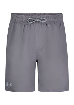 Under Armor Shorts Kids Boys Size Small Black Gray 