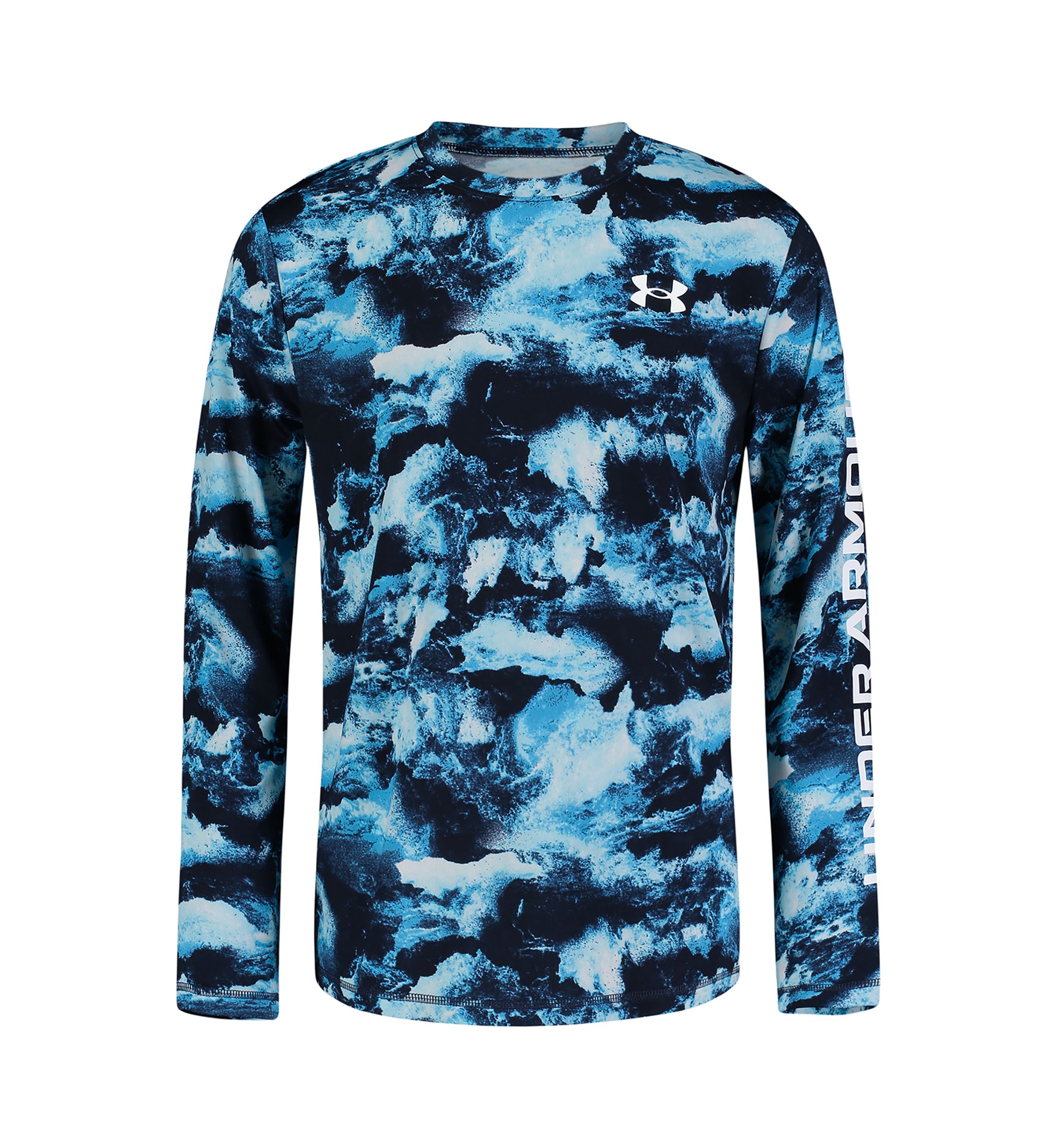 Boys 8-20 Long Sleeve Deep Ocean UPF Rash Guard 