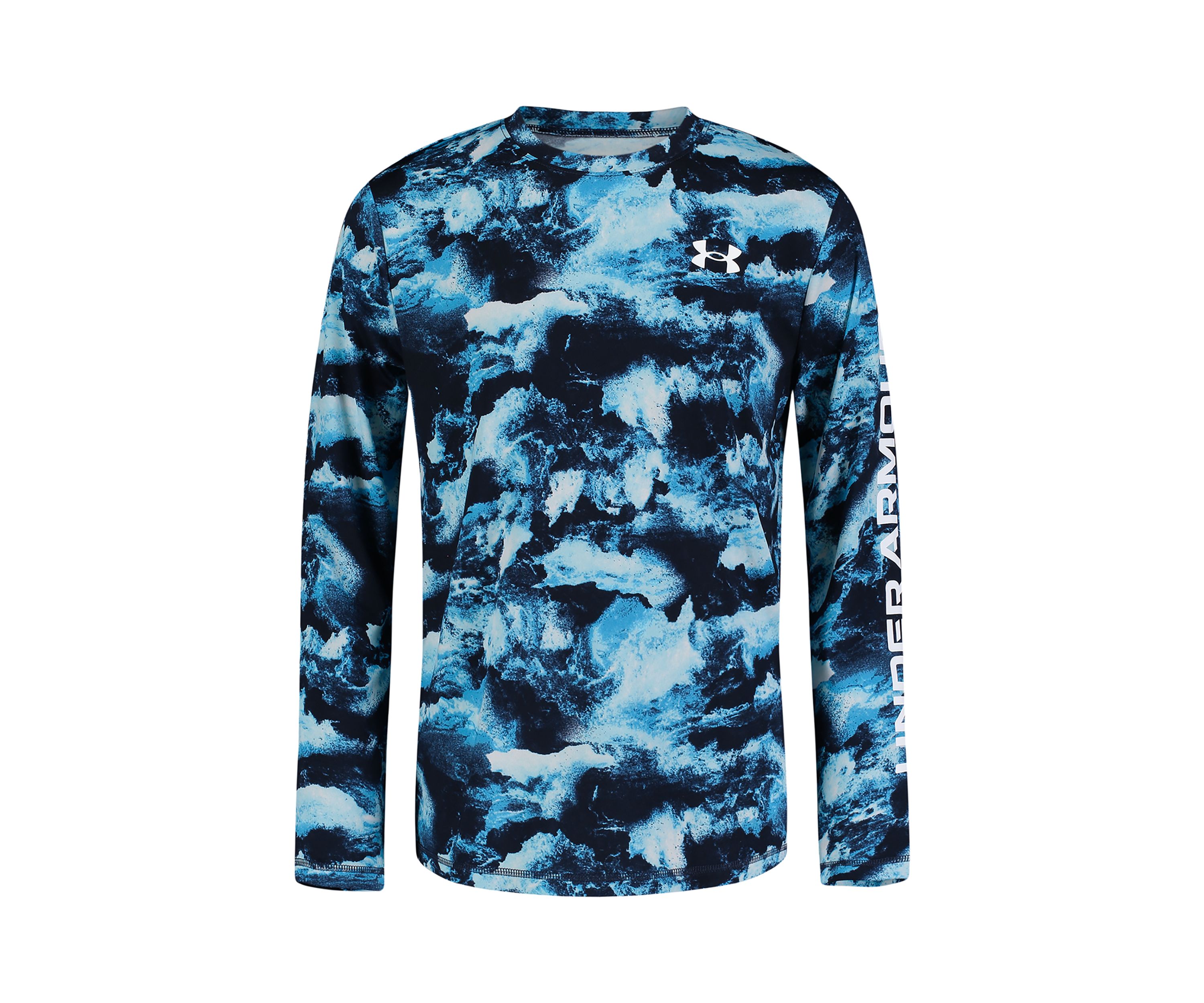 Boys 8-20 Long Sleeve Deep Ocean UPF Rash Guard 
