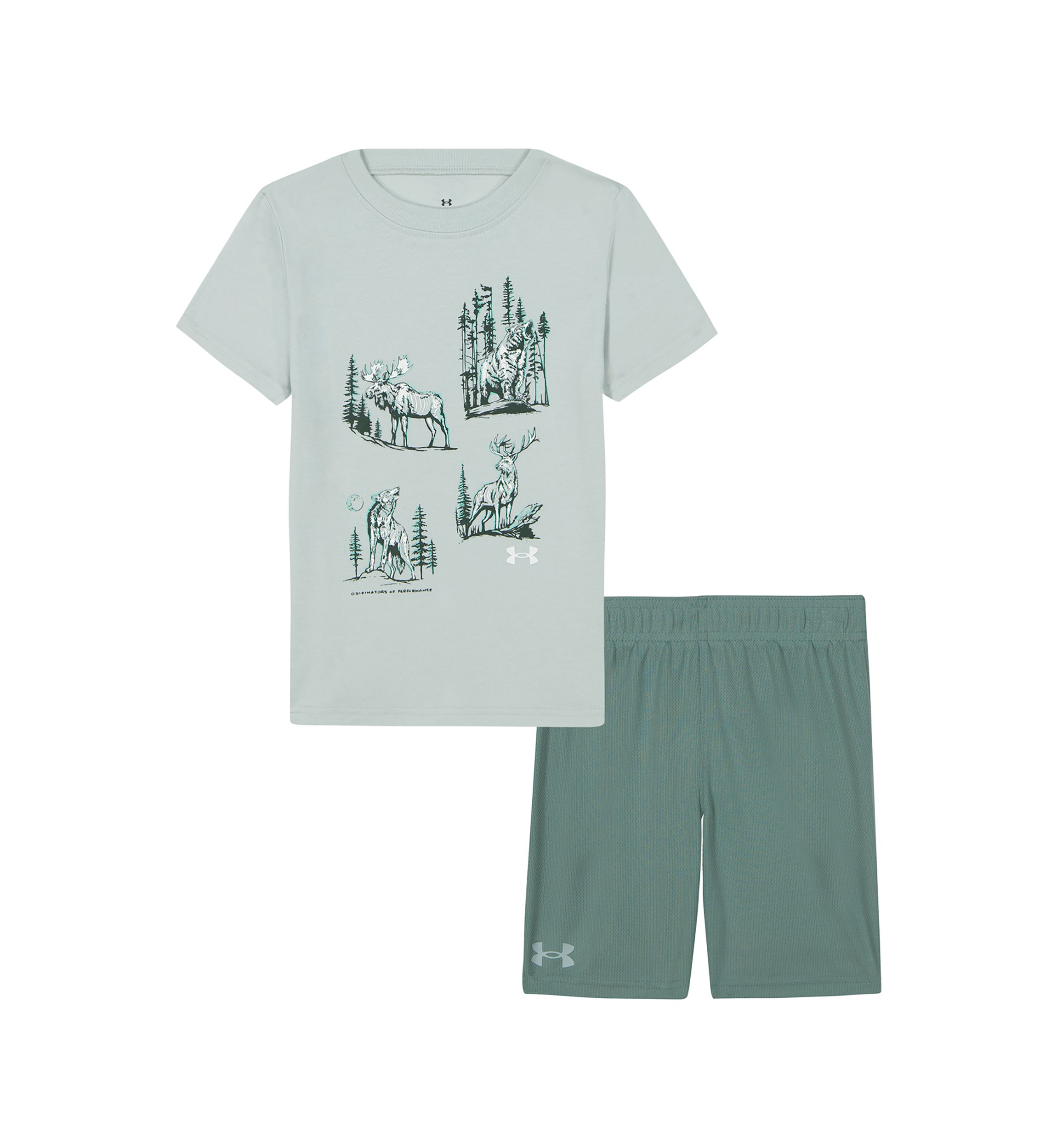 Boys 4-7 Animal Graphic T-Shirt and Shorts Set