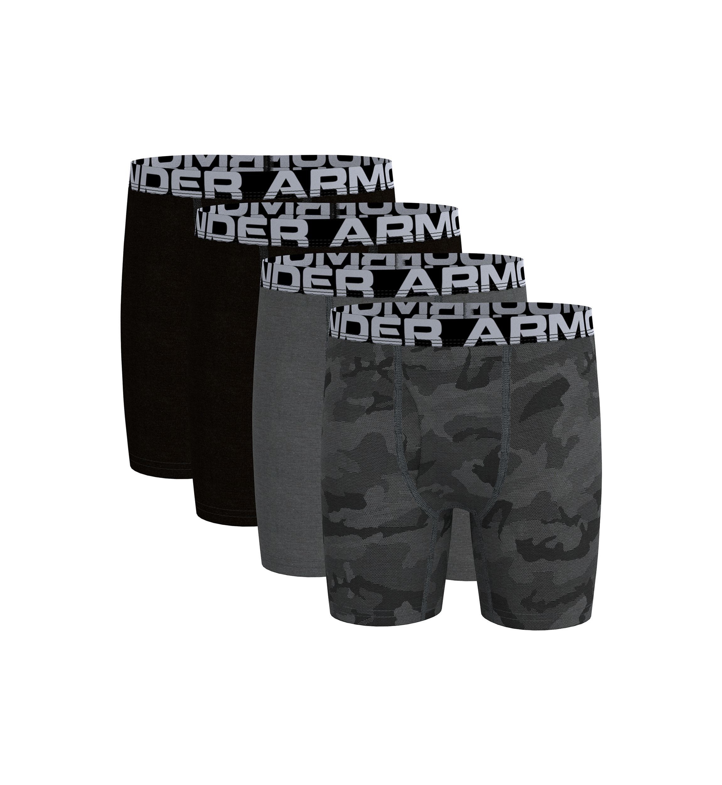 Boys 8-20 Cotton Camo Boxers - Set of 4