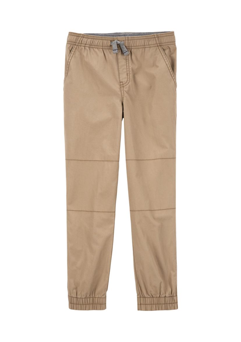Boys 4-7 Pull On Khaki Joggers