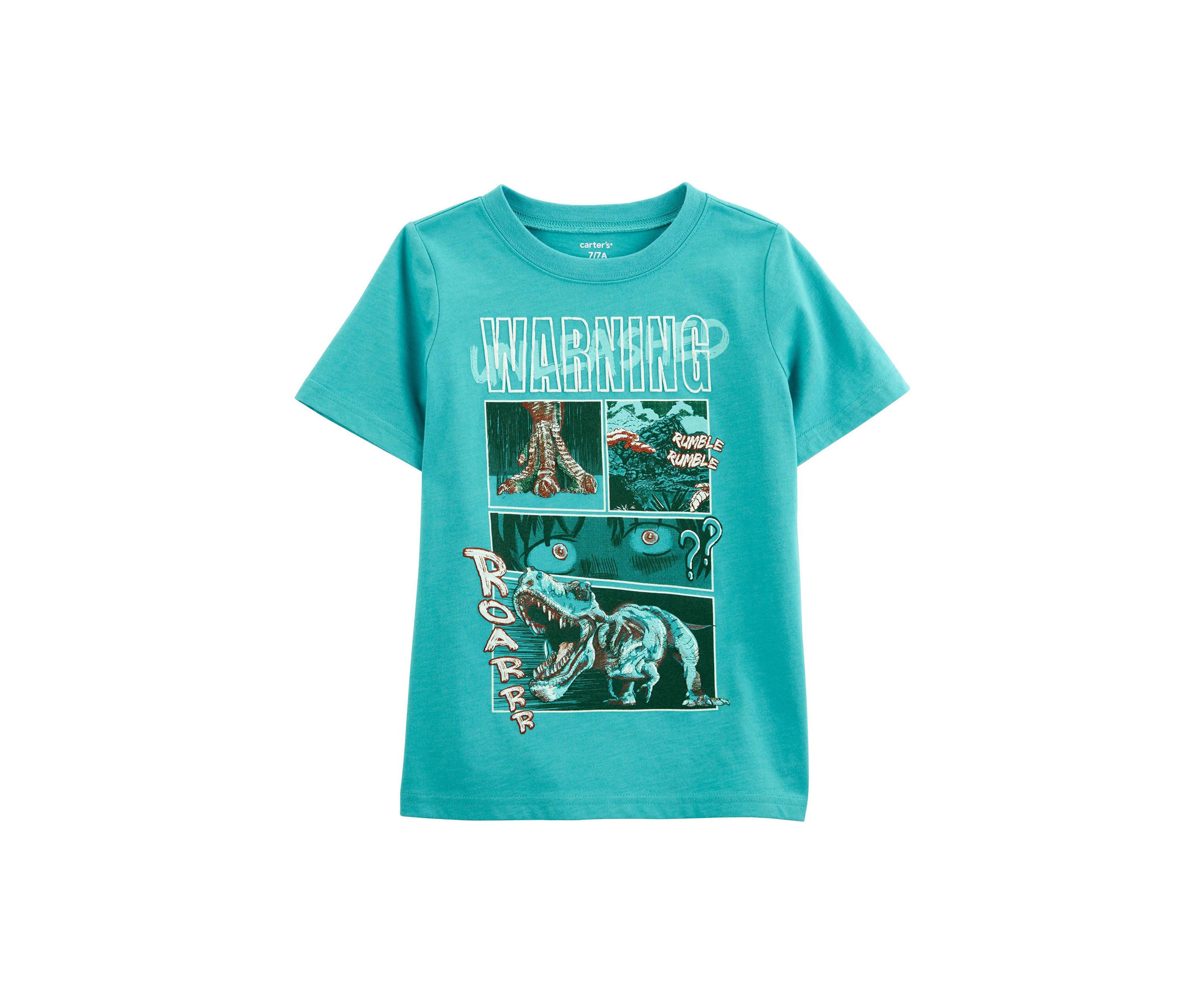 Boys 4-7 Dinosaur Graphic T-Shirt