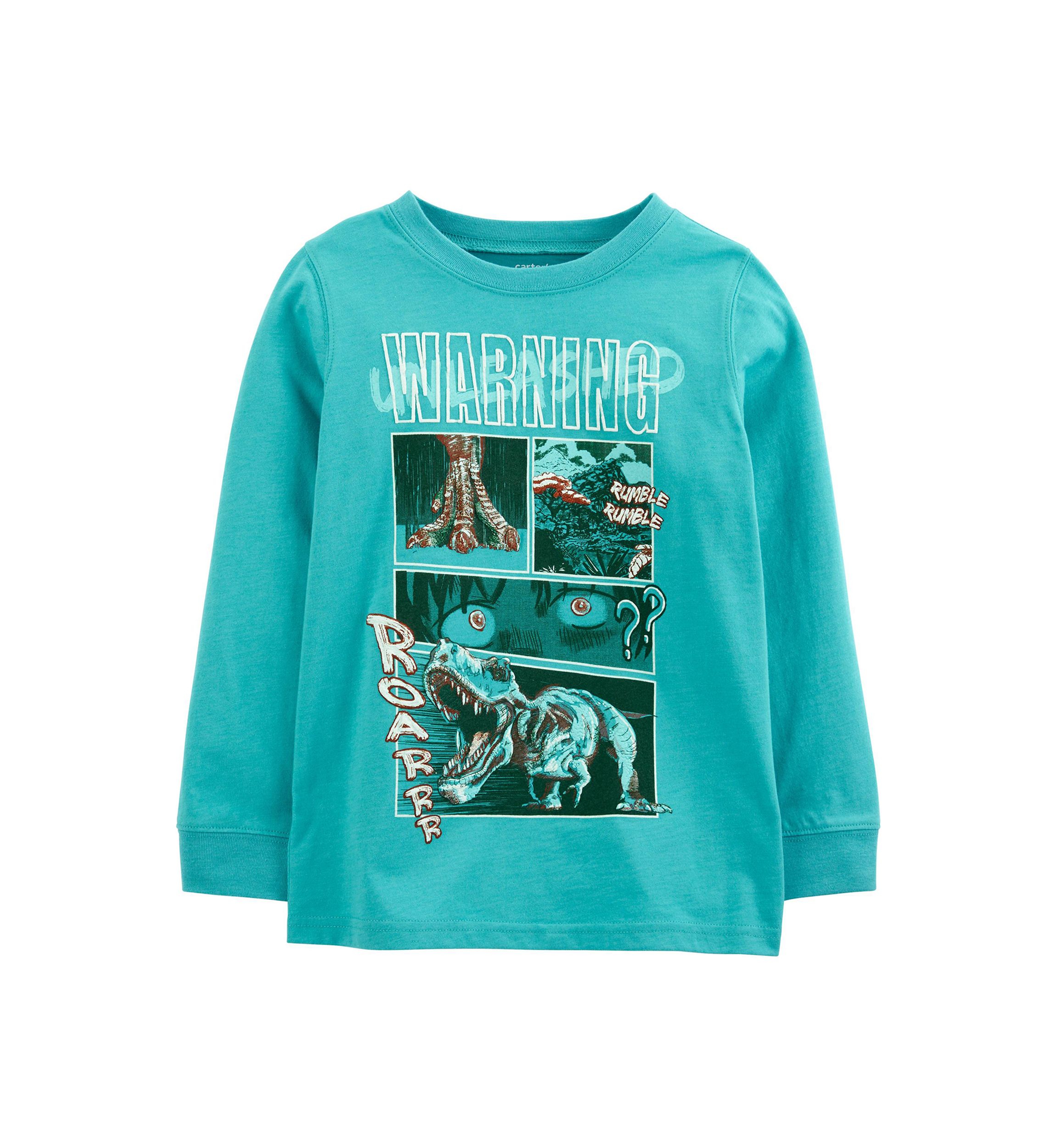 Boys 4-7 Dinosaur Graphic T-Shirt