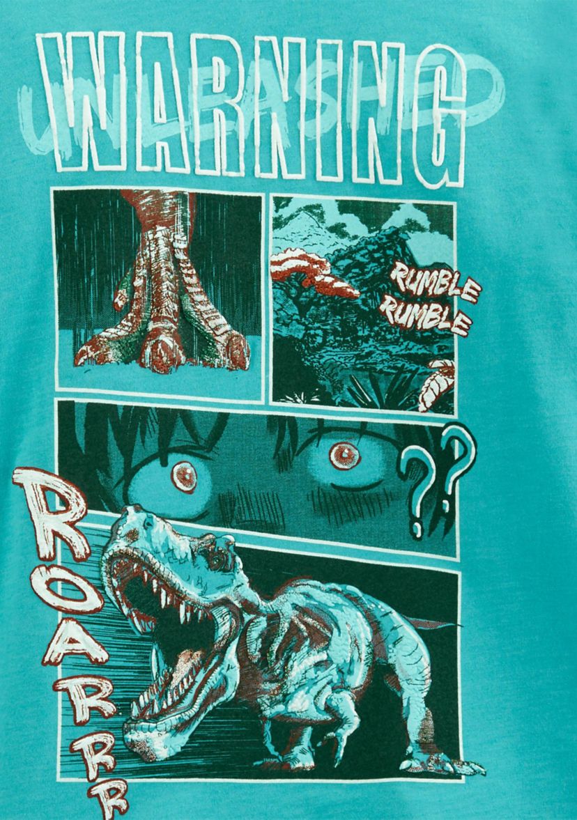 Boys 4-7 Dinosaur Graphic T-Shirt