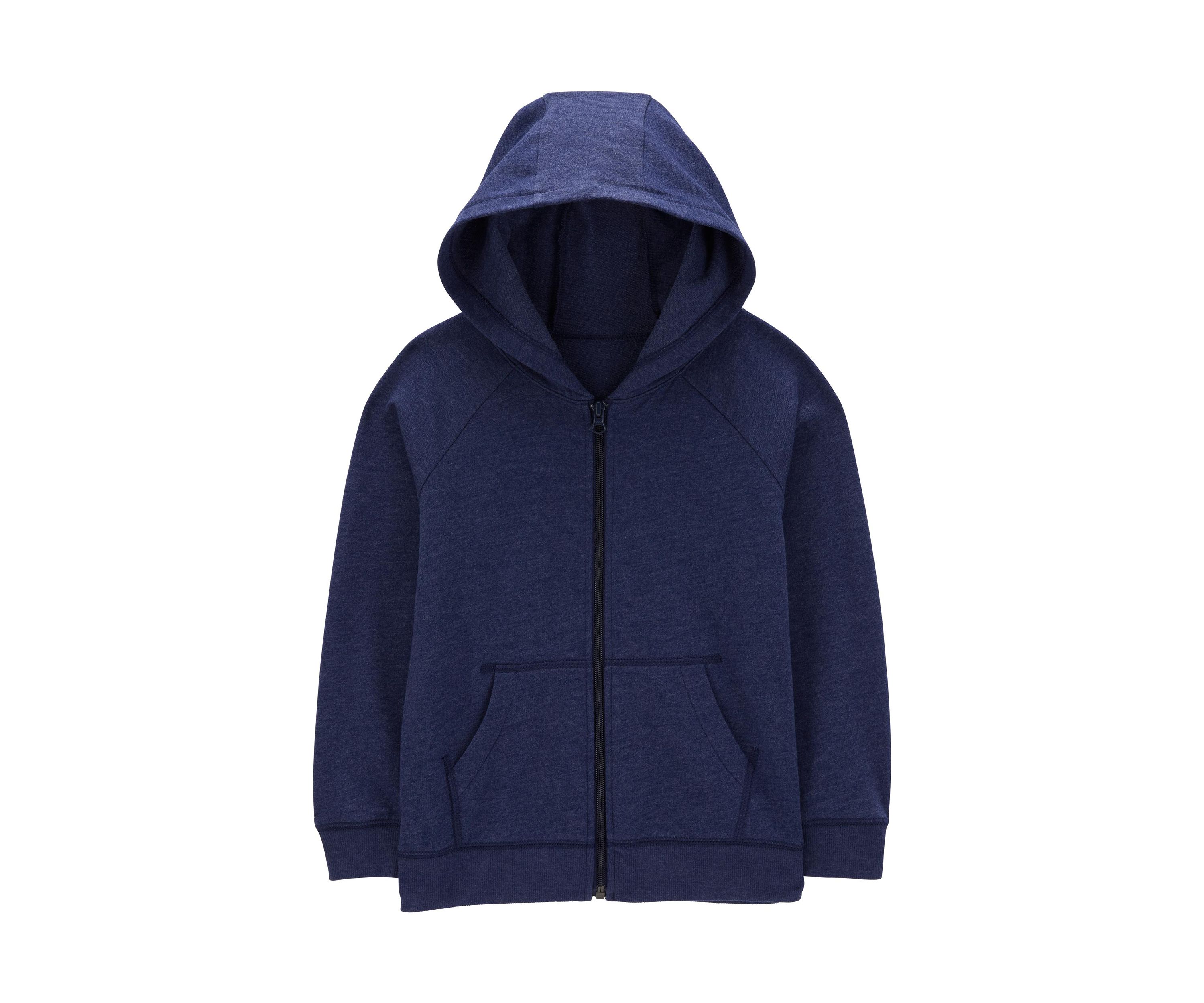 Boys 4-7 Zip Front Fleece Hoodie